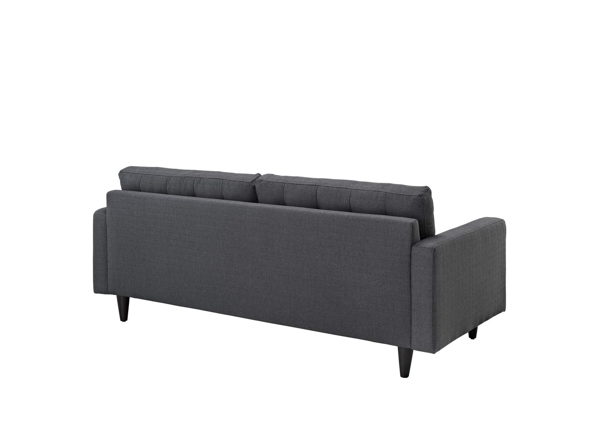 Gray Empress Sofa and Armchairs [Set of 3],Modway