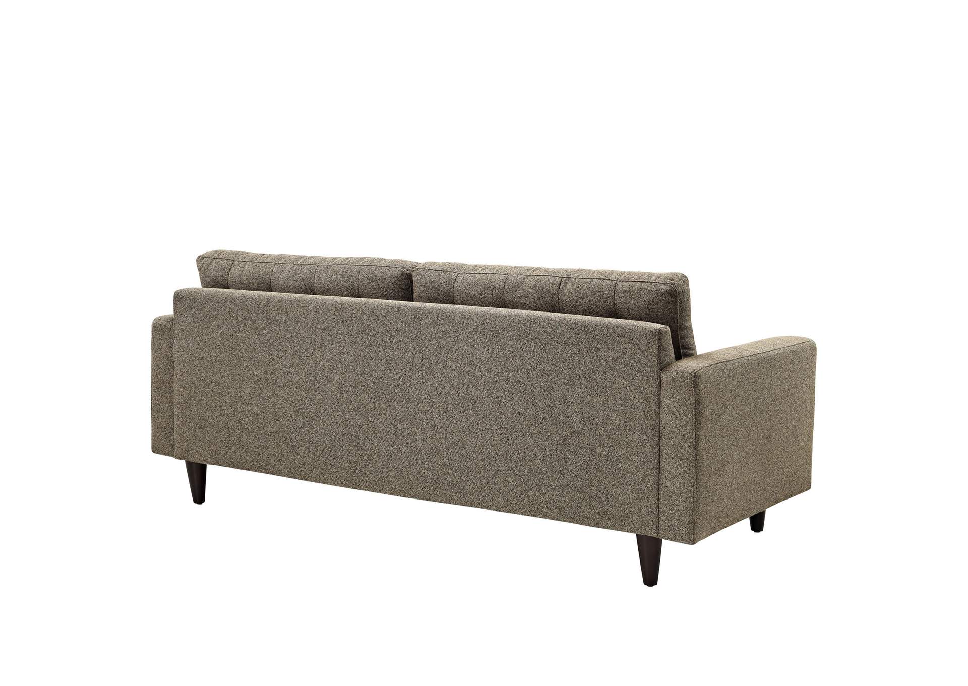 Oatmeal Empress Sofa and Armchairs [Set of 3],Modway