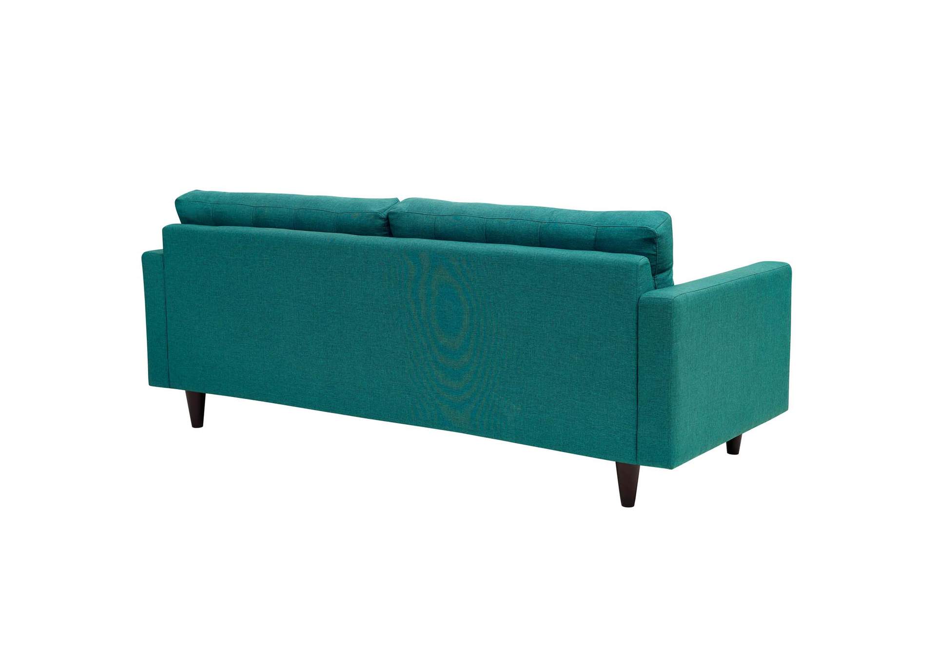 Teal Empress Sofa and Armchairs [Set of 3],Modway