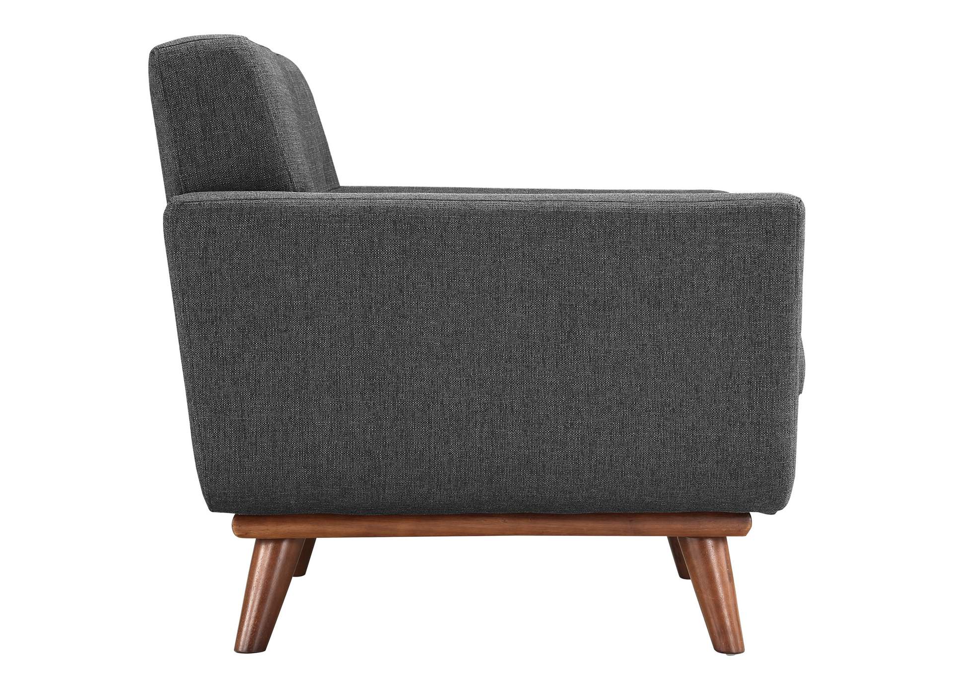 Gray Engage Armchair and Sofa [Set of 2],Modway