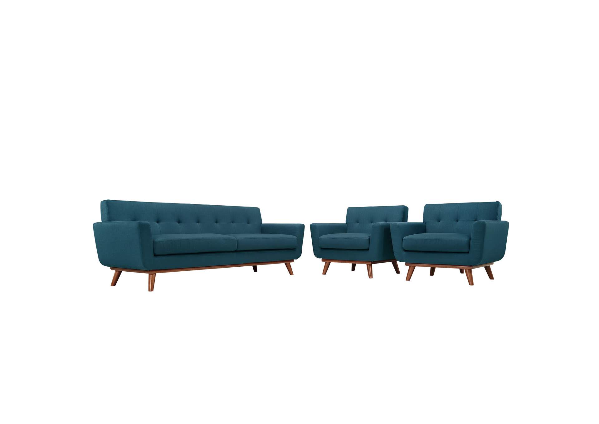 Azure Engage Armchairs and Sofa [Set of 3],Modway