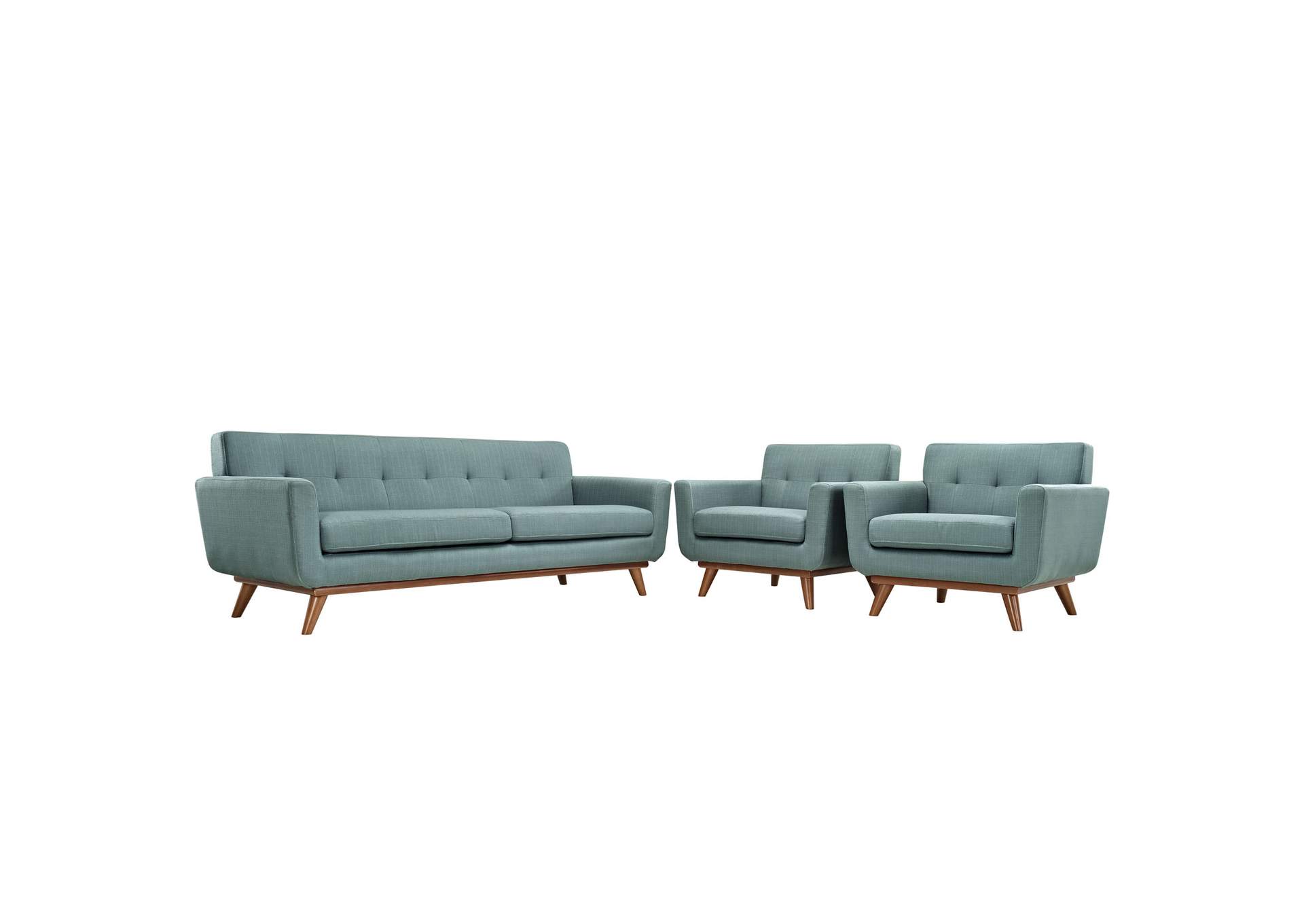 Laguna Engage Armchairs and Sofa [Set of 3],Modway