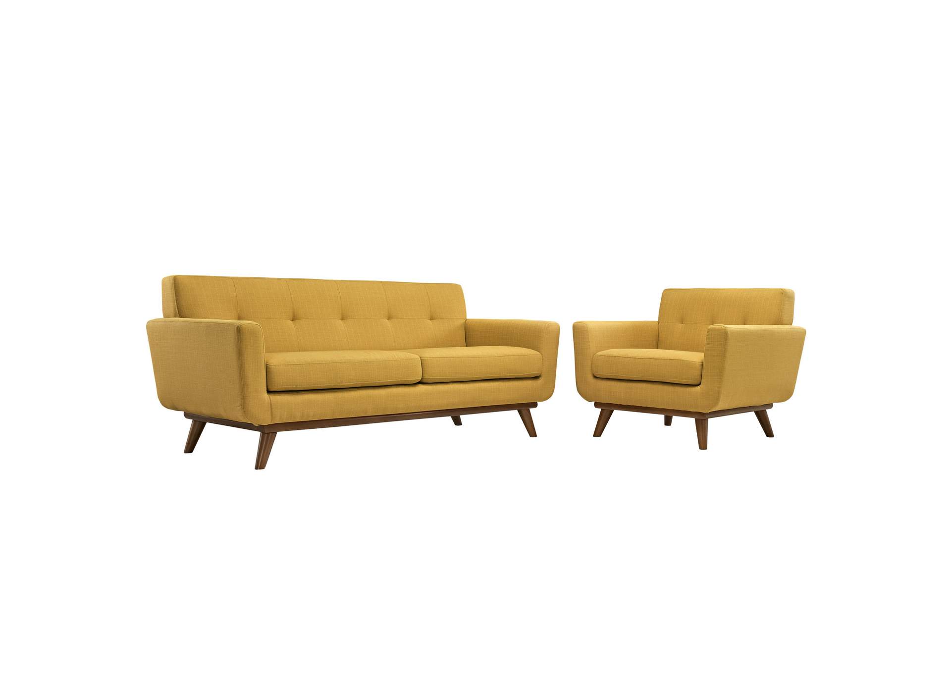 Citrus Engage Armchair and Loveseat [Set of 2],Modway