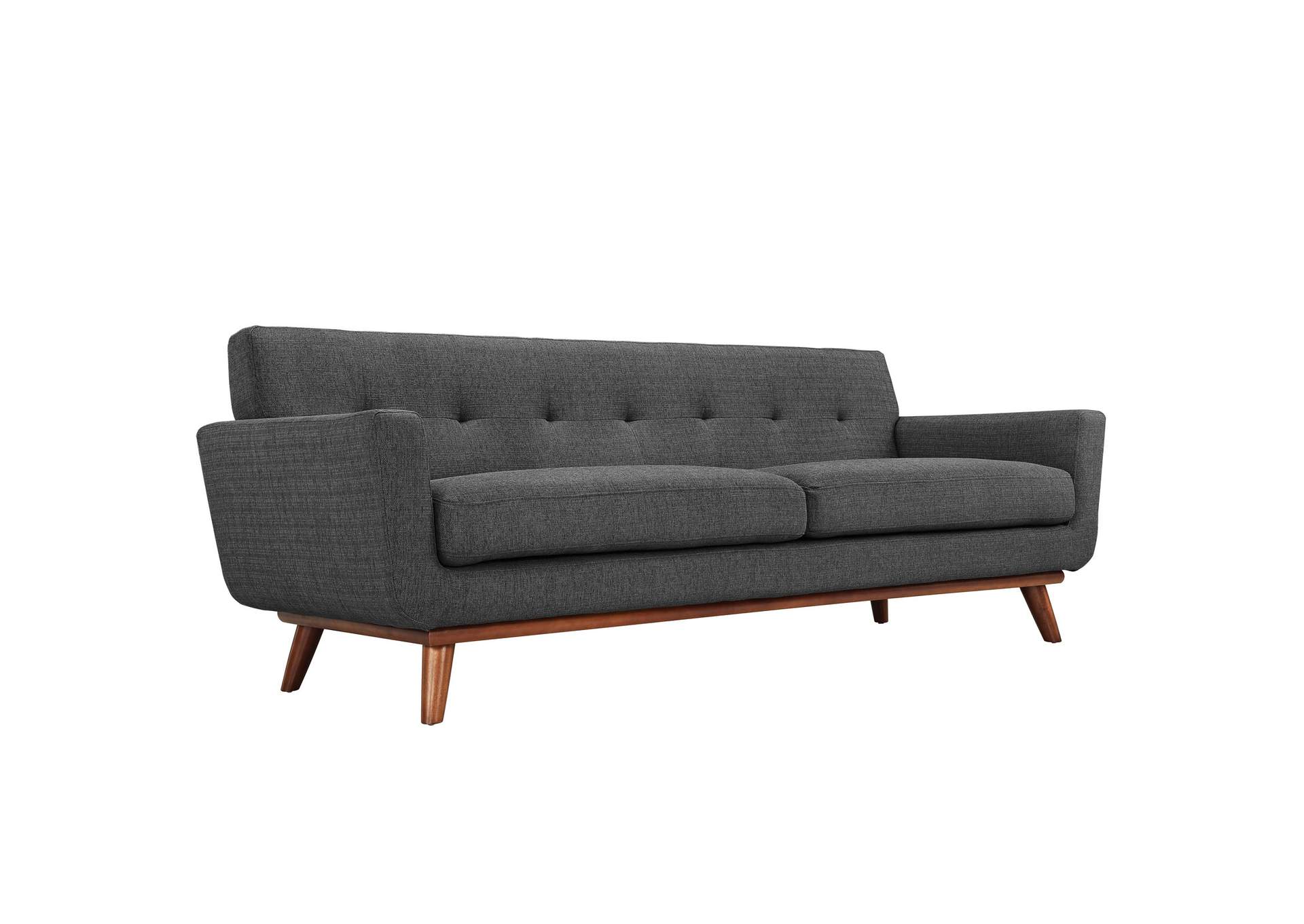 Gray Engage Sofa Loveseat and Armchair [Set of 3],Modway