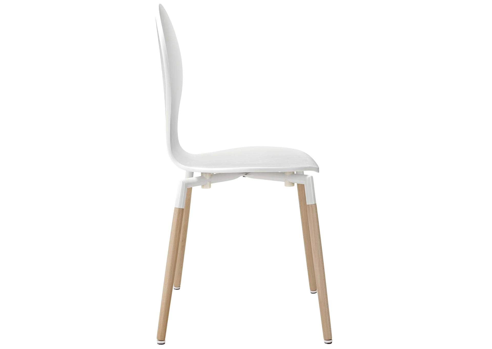 White Path Dining Chair [Set of 2],Modway