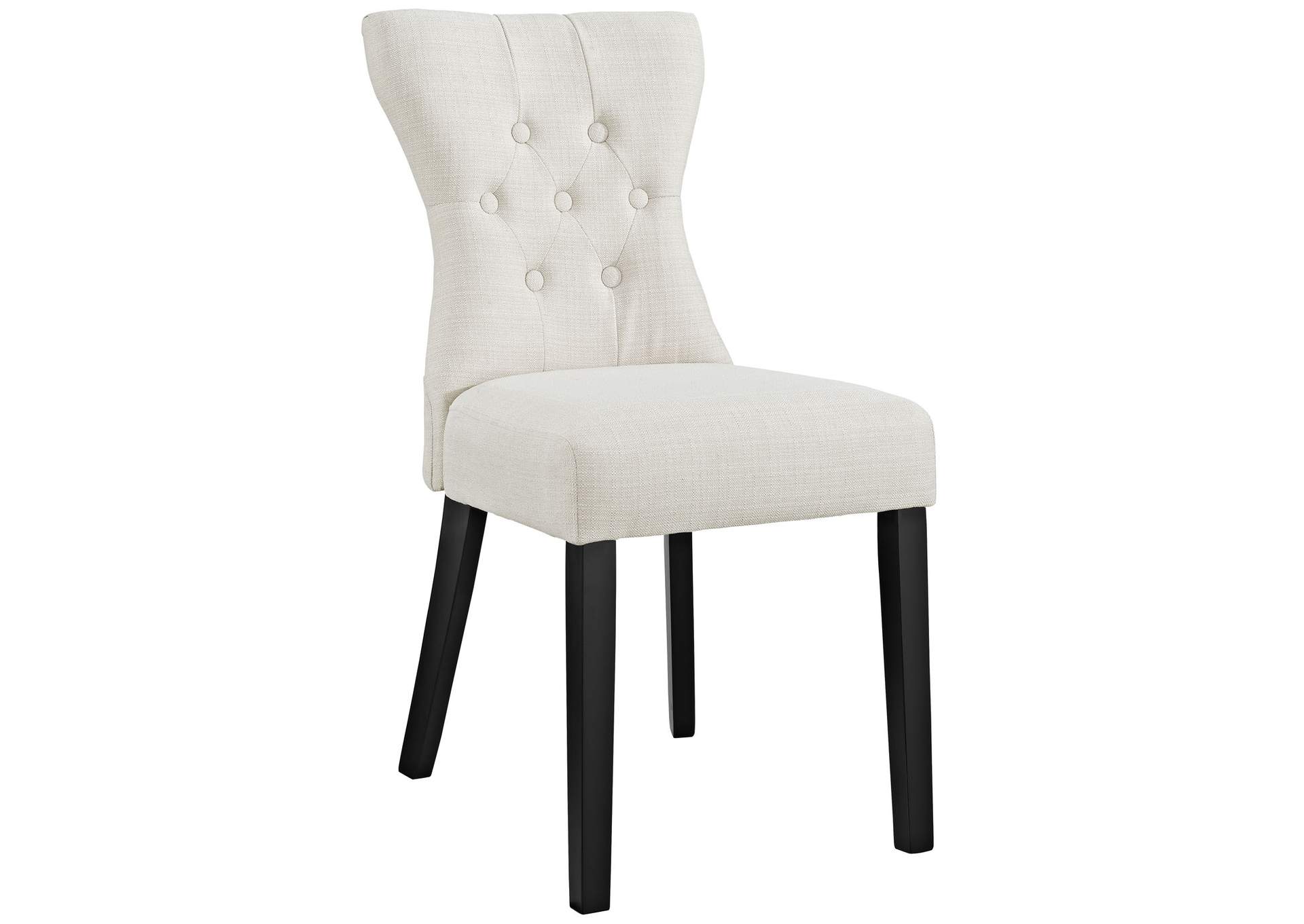 Beige Silhouette Dining Side Chair,Modway