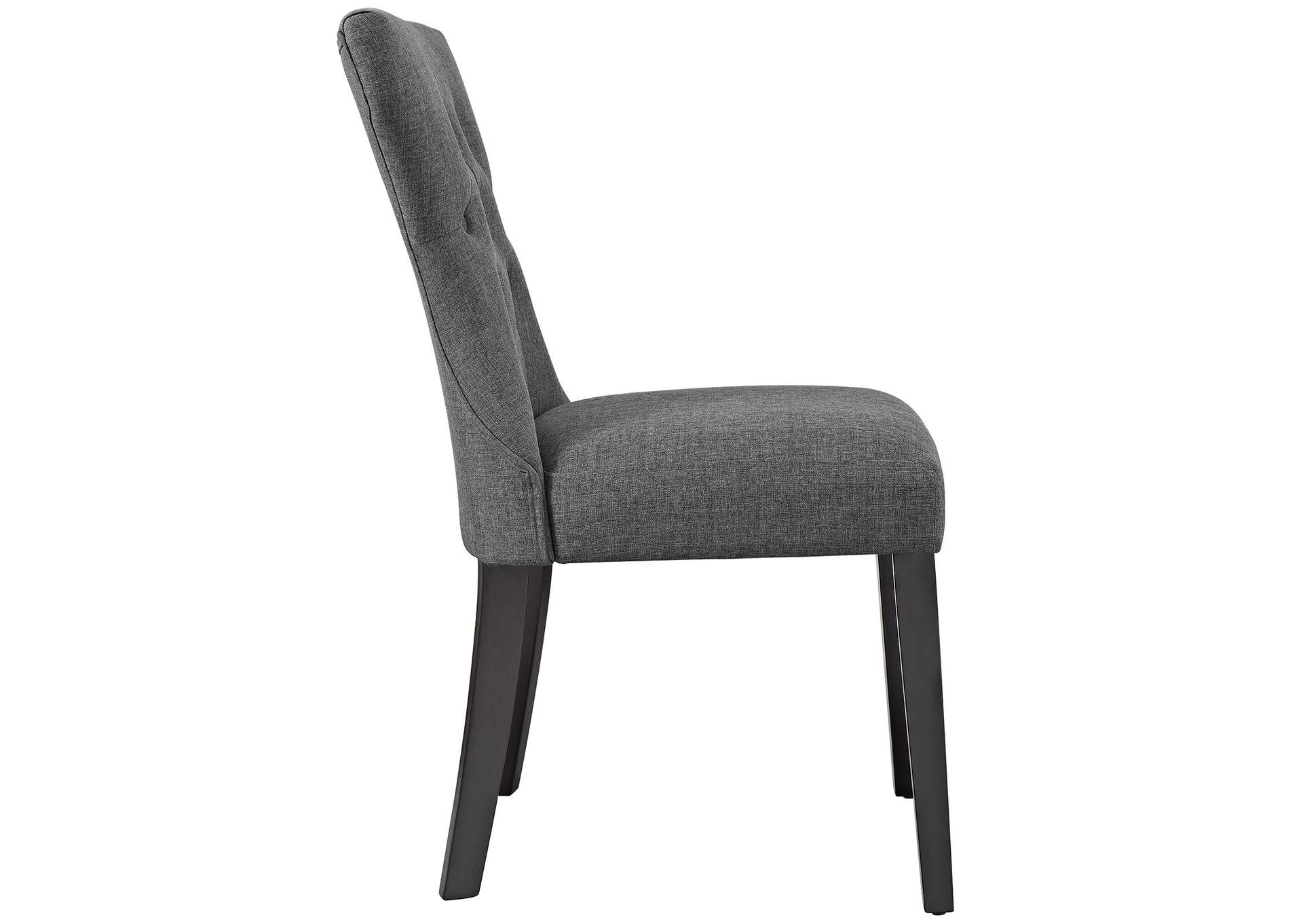 Gray Silhouette Dining Side Chair,Modway