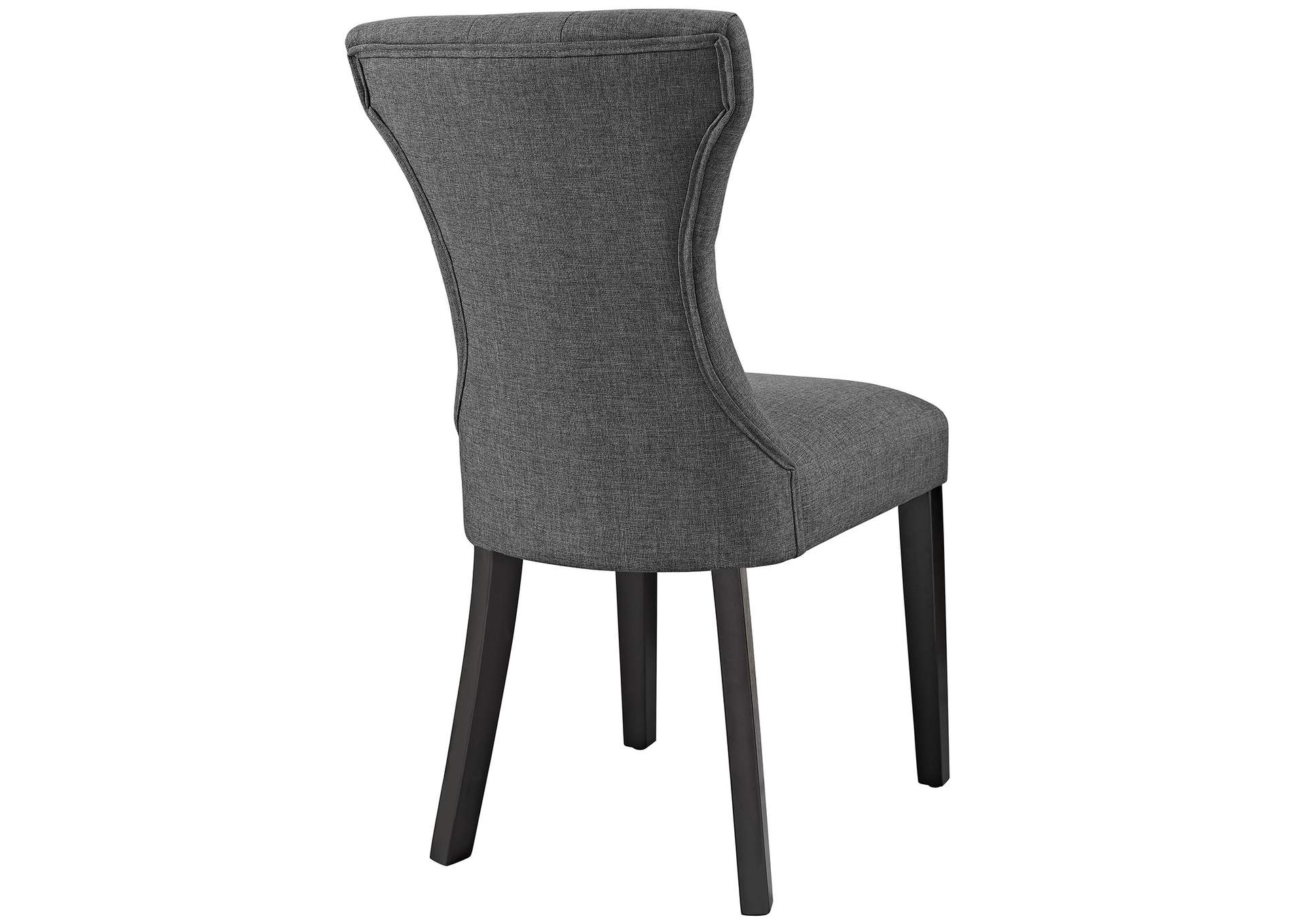 Gray Silhouette Dining Side Chair,Modway