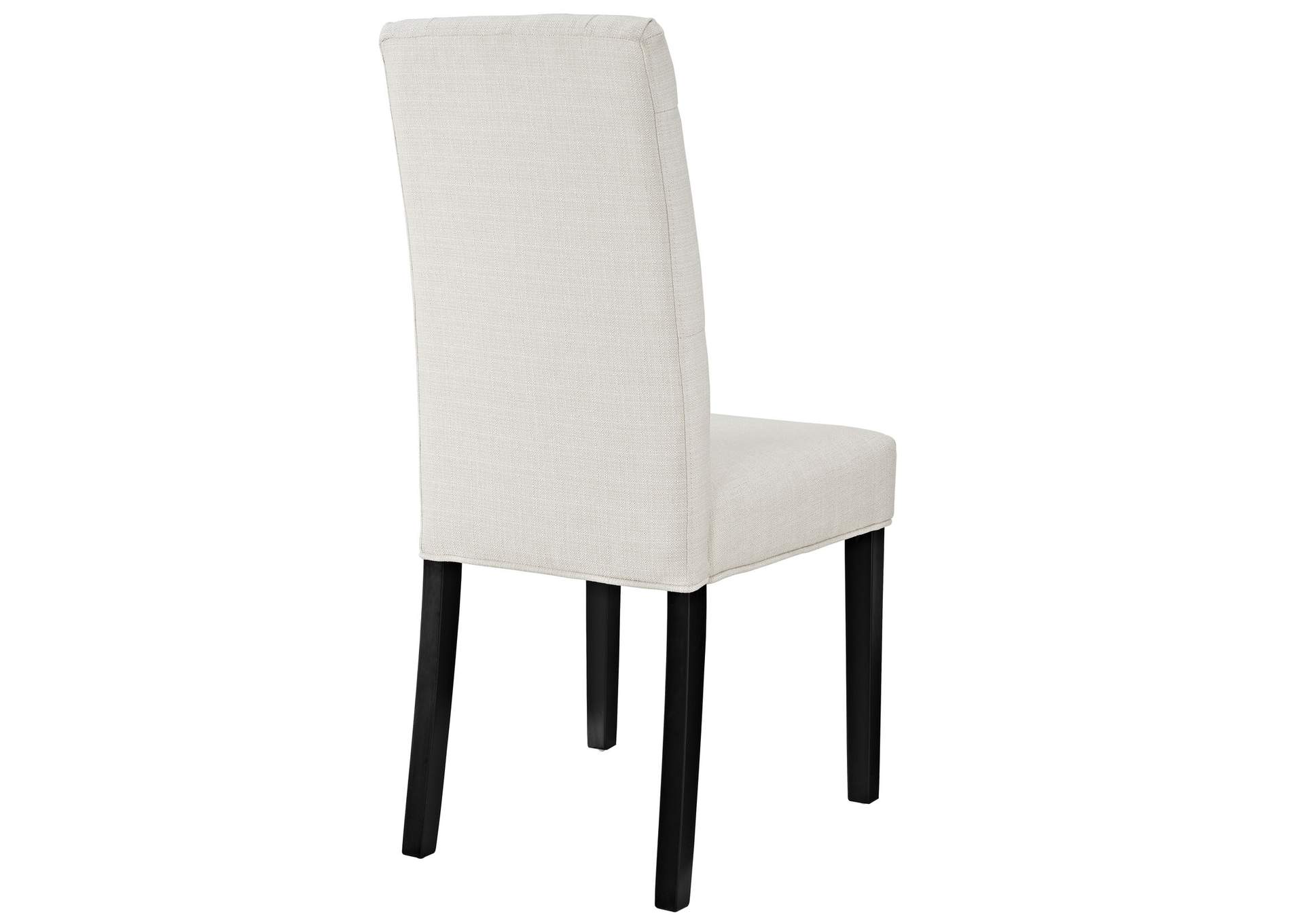 Beige Confer Dining Fabric Side Chair,Modway