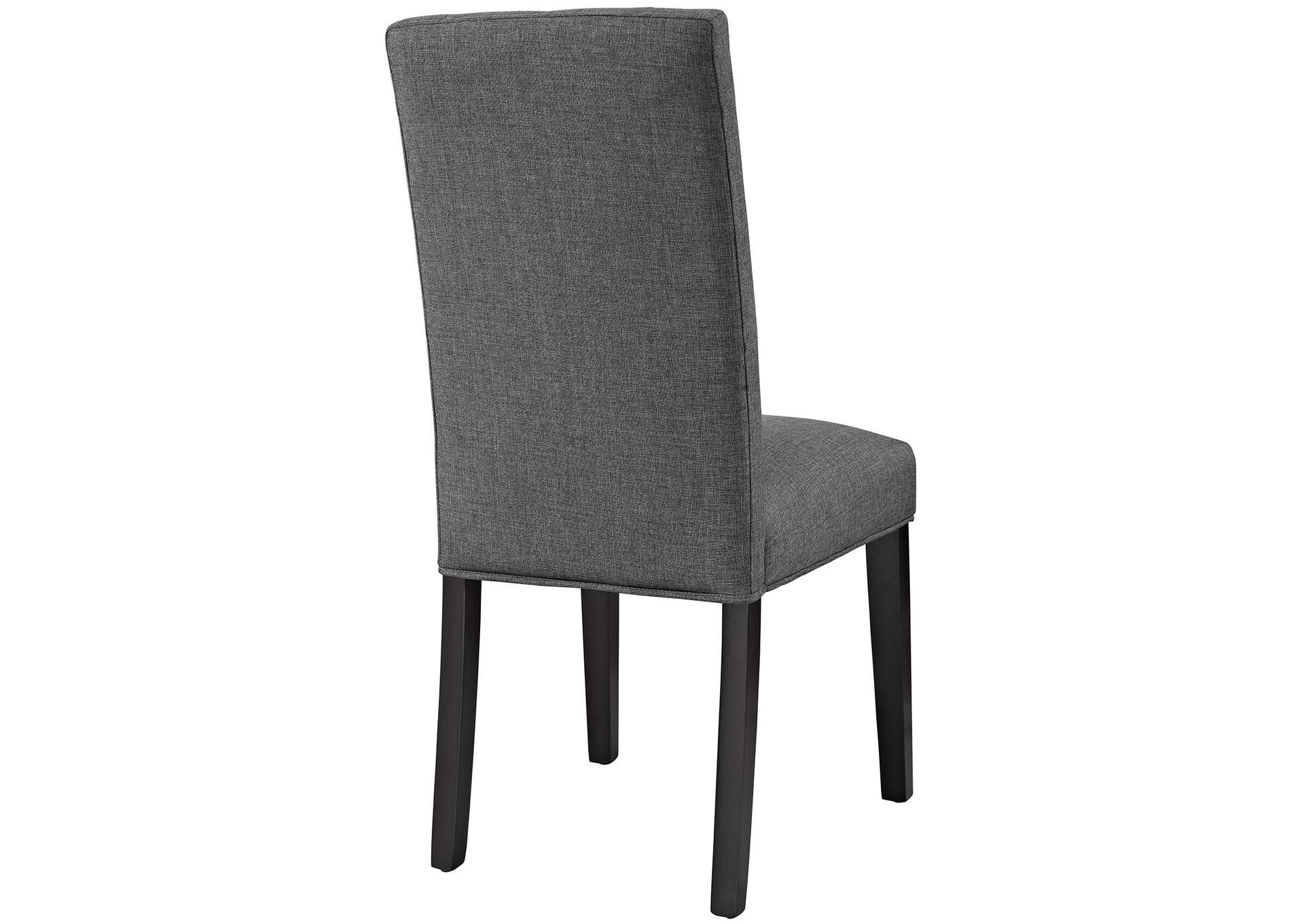 Gray Confer Dining Fabric Side Chair,Modway