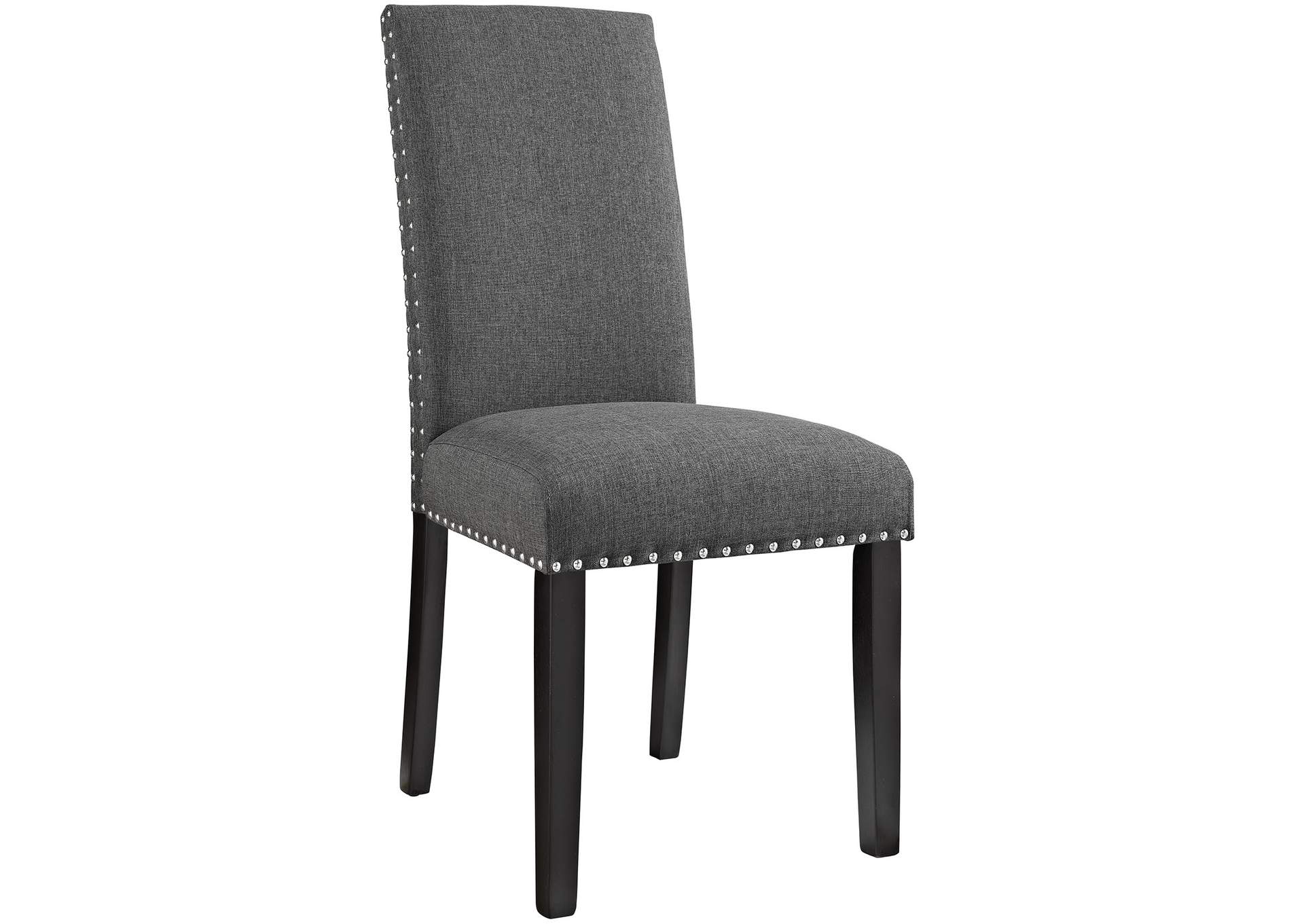 Gray Parcel Dining Upholstered Fabric Side Chair,Modway