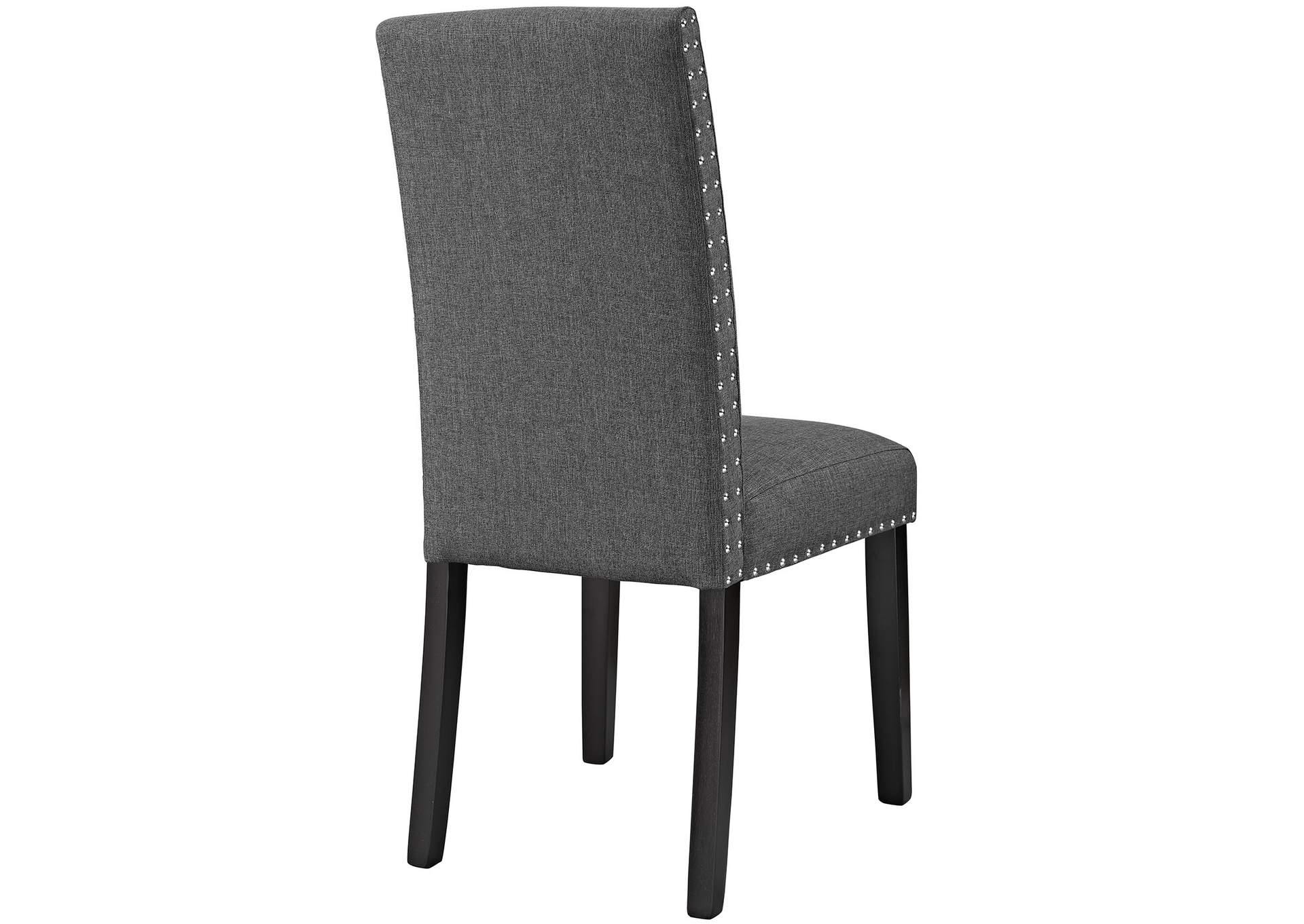 Gray Parcel Dining Upholstered Fabric Side Chair,Modway