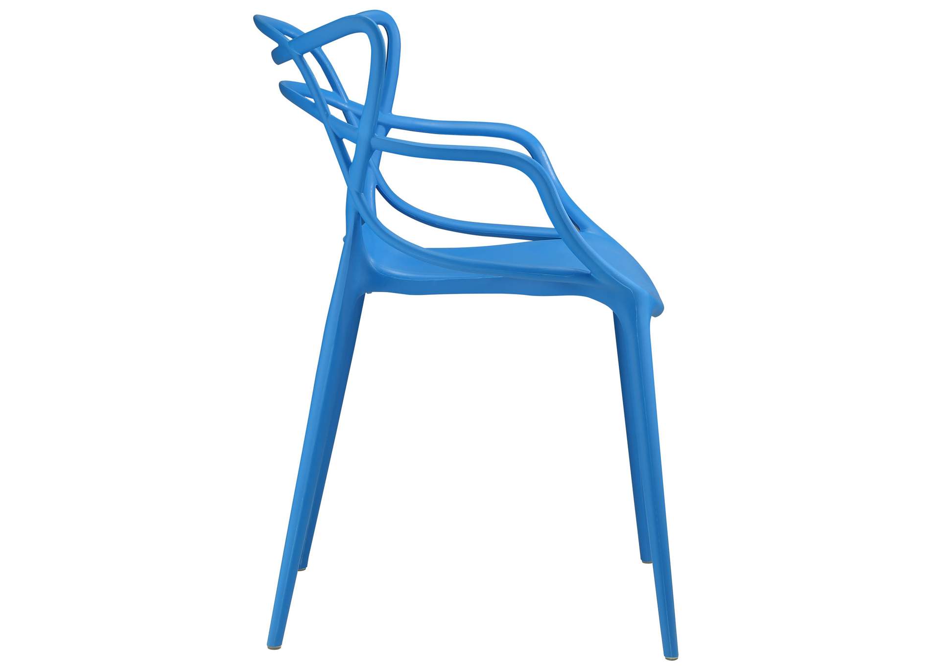 Blue Entangled Arm Dining Chair,Modway