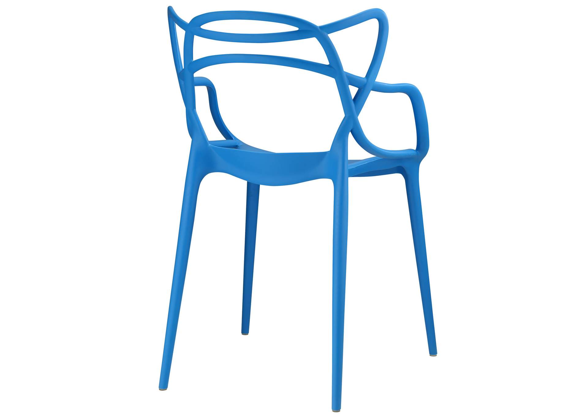 Blue Entangled Arm Dining Chair,Modway