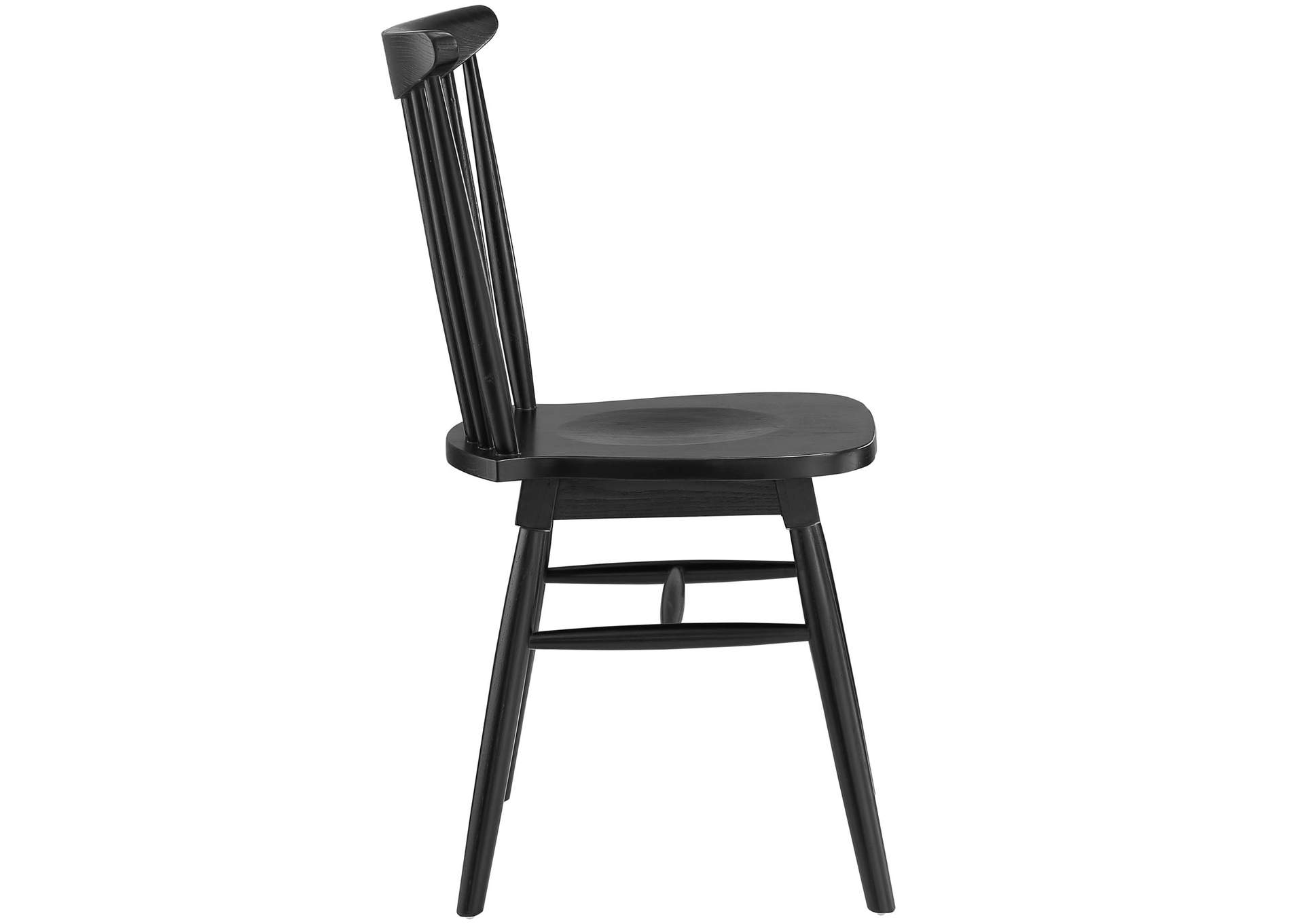 Black Amble Dining Side Chair,Modway