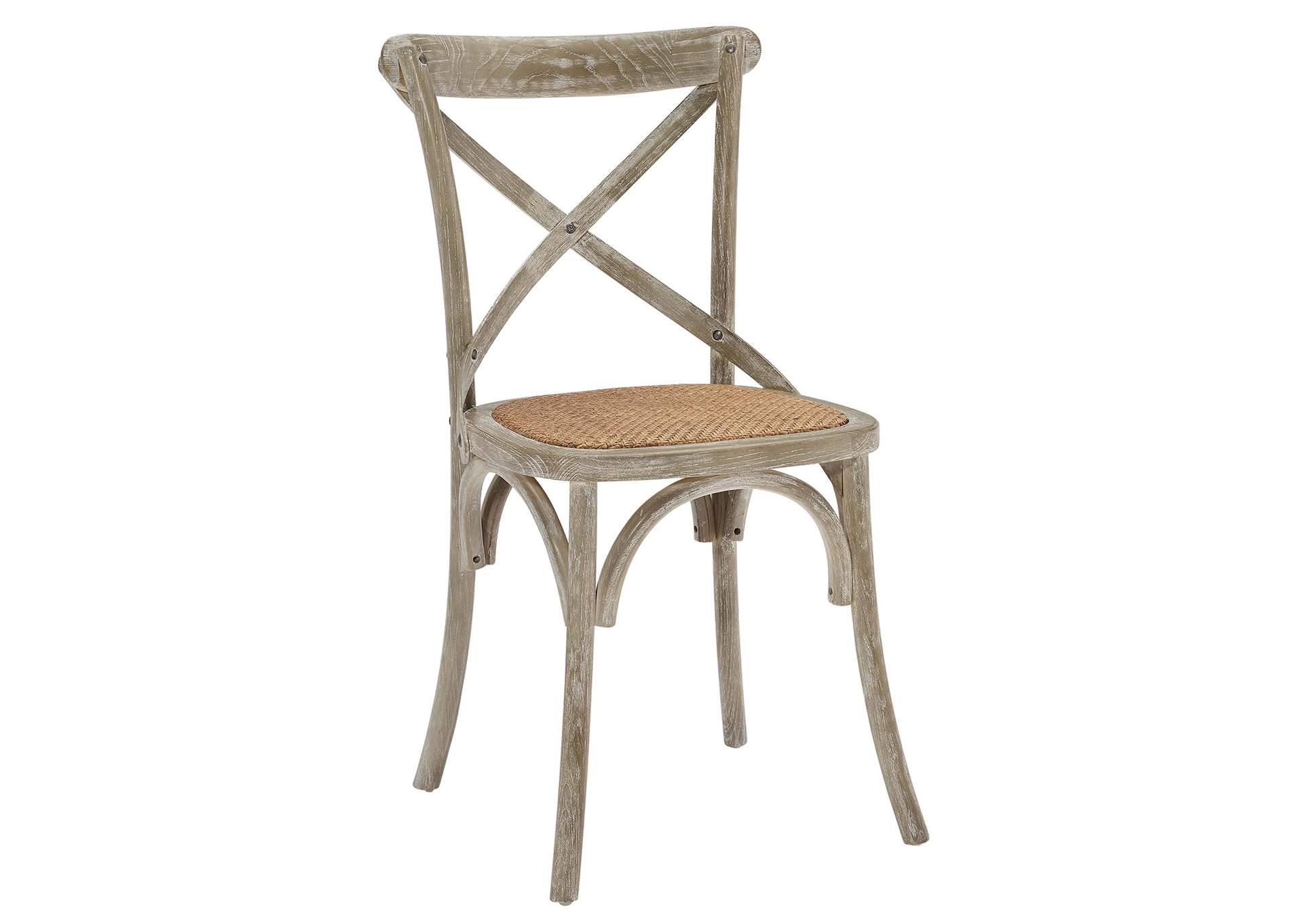 Gray Gear Dining Side Chair,Modway