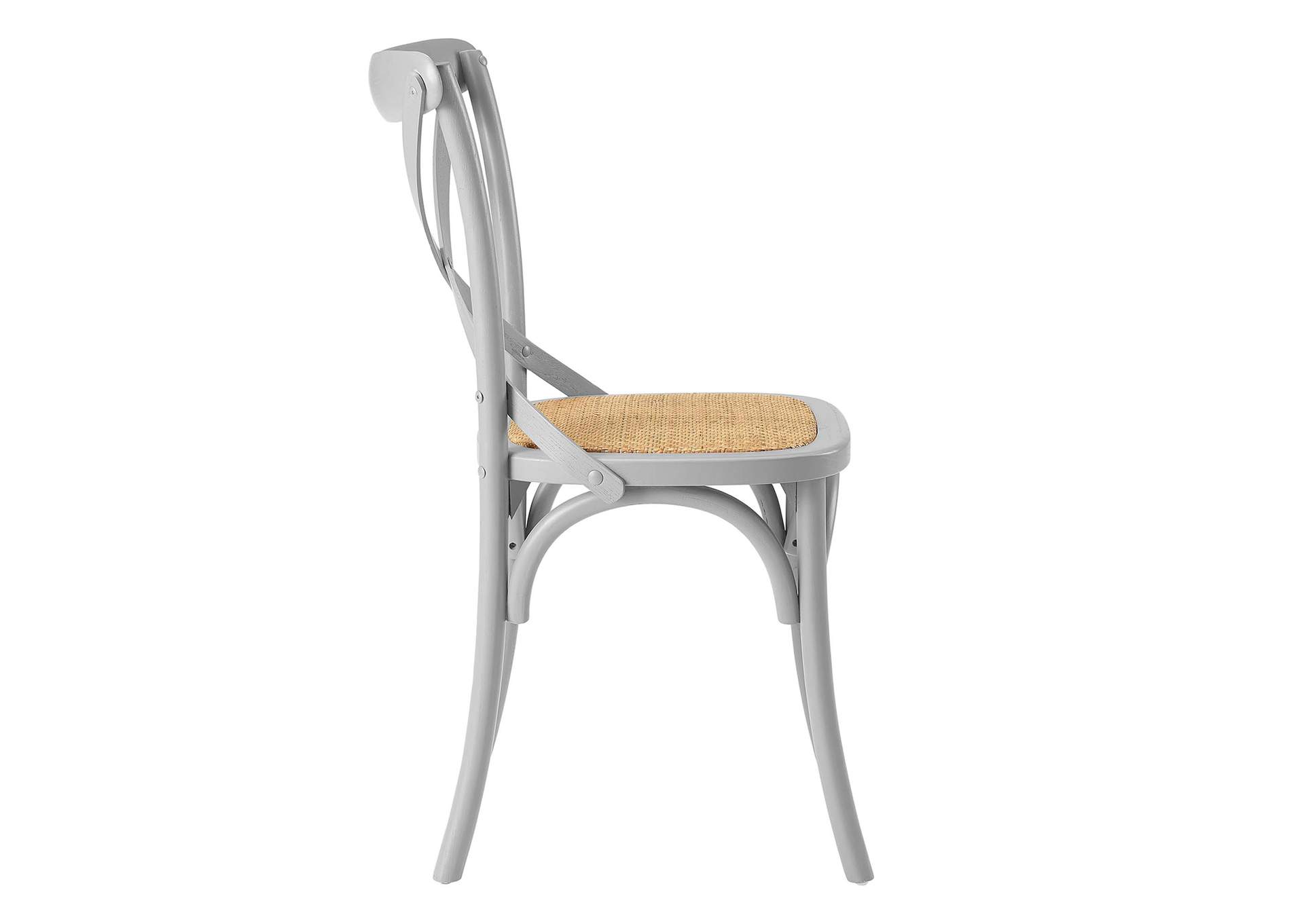 Light Gray Gear Dining Side Chair,Modway