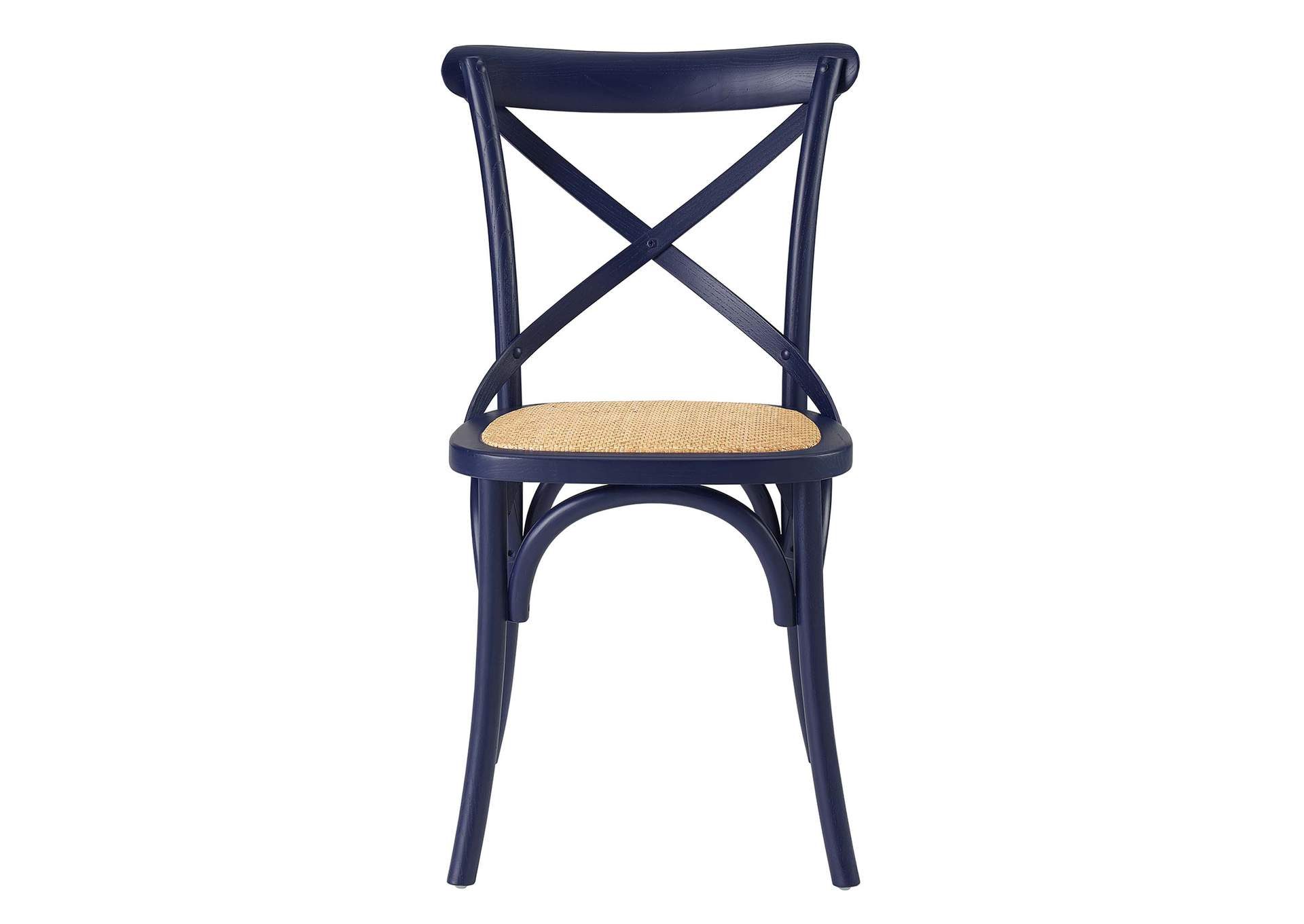 Midnight Blue Gear Dining Side Chair,Modway