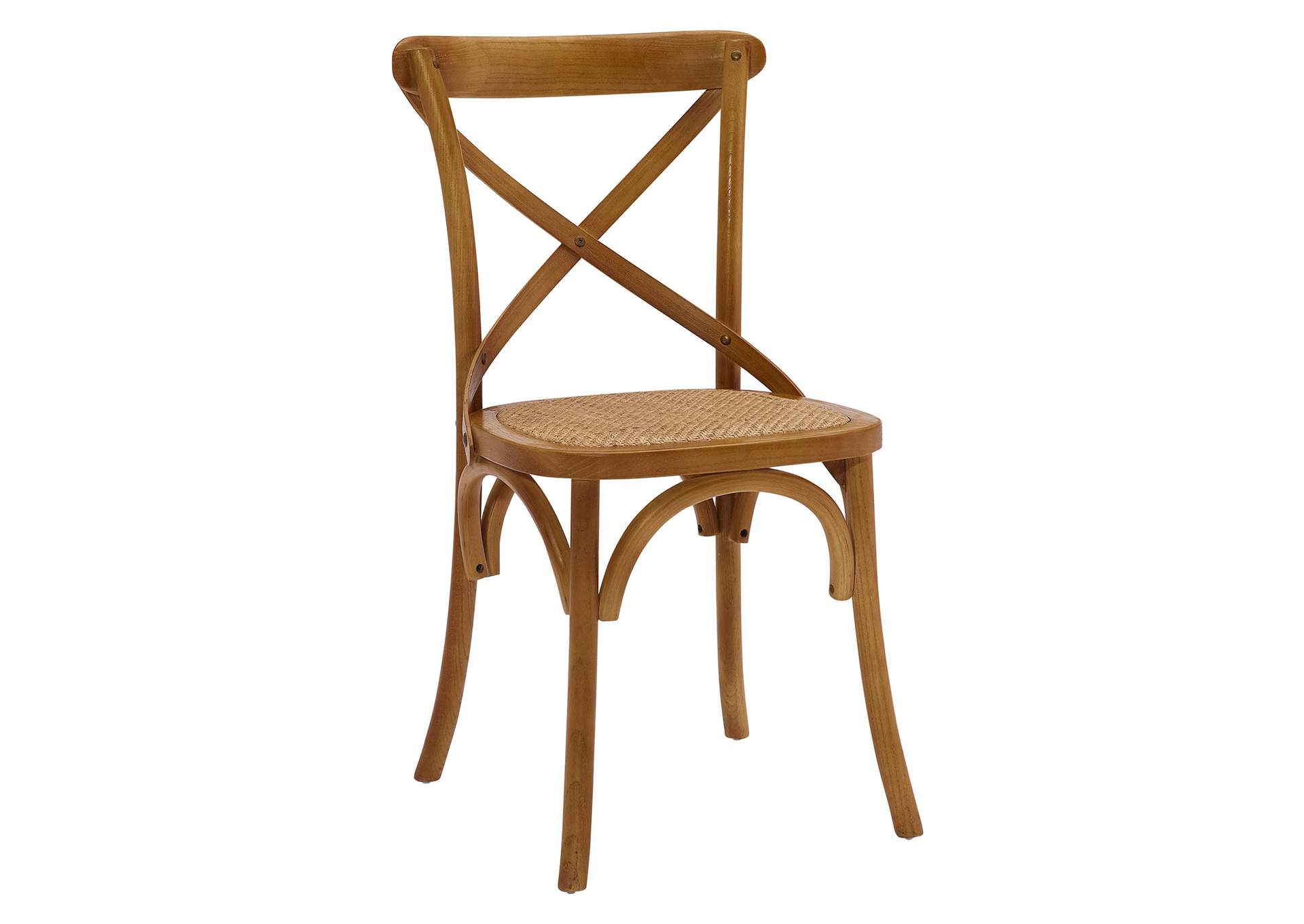 Walnut Gear Dining Side Chair,Modway