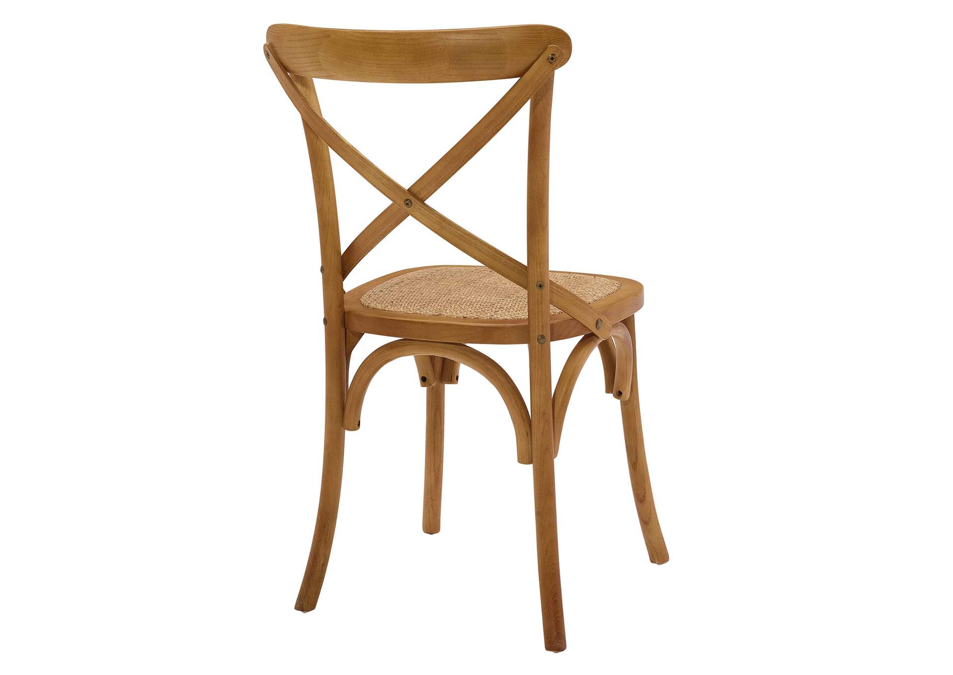 Walnut Gear Dining Side Chair,Modway