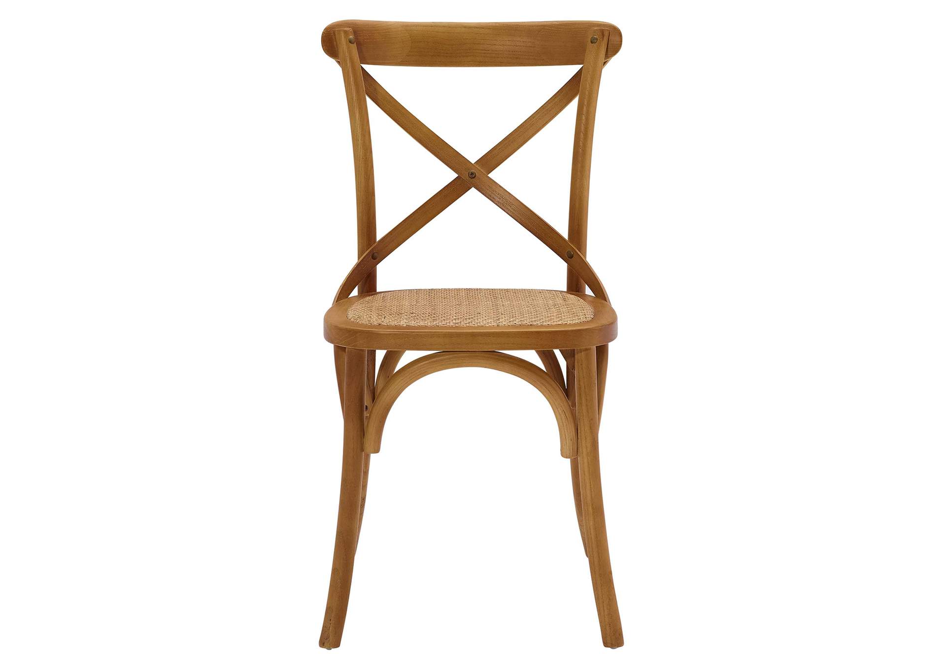 Walnut Gear Dining Side Chair,Modway