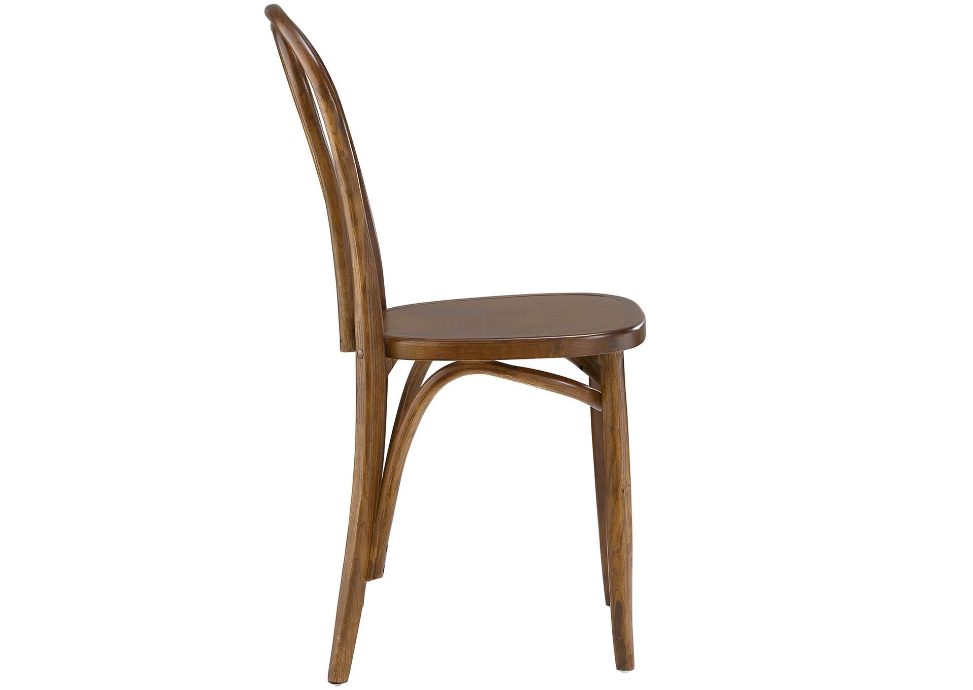 Walnut Eon Dining Side Chair,Modway