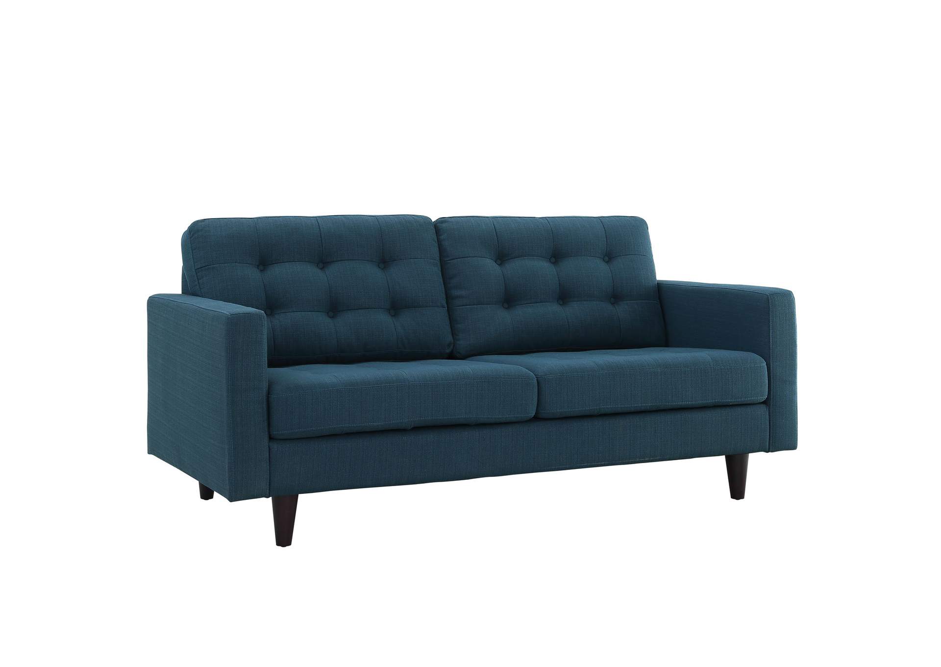 Azure Empress Upholstered Fabric Loveseat,Modway