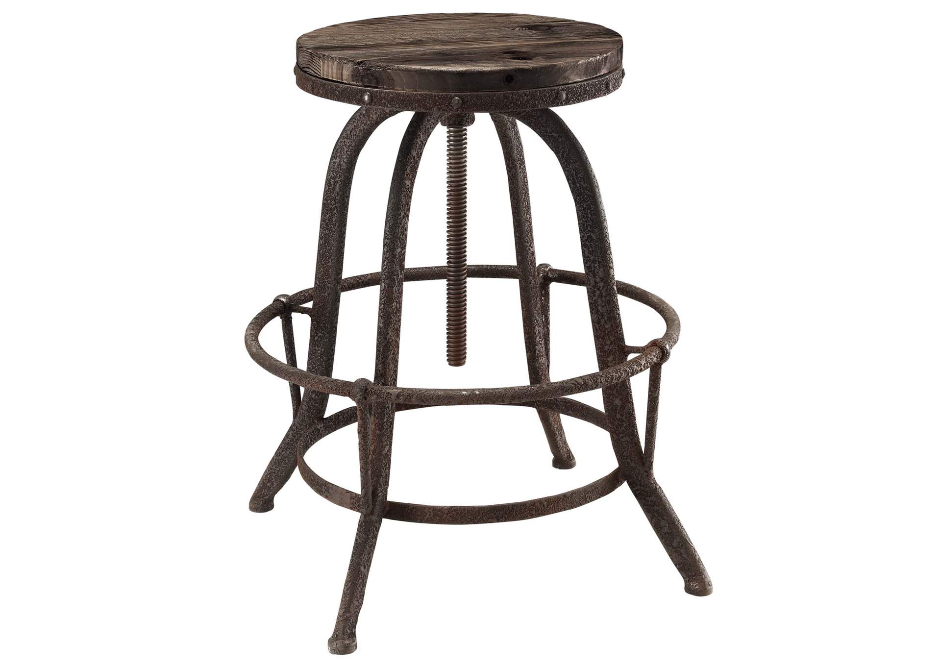 Brown Collect Bar Stool [Set of 2],Modway