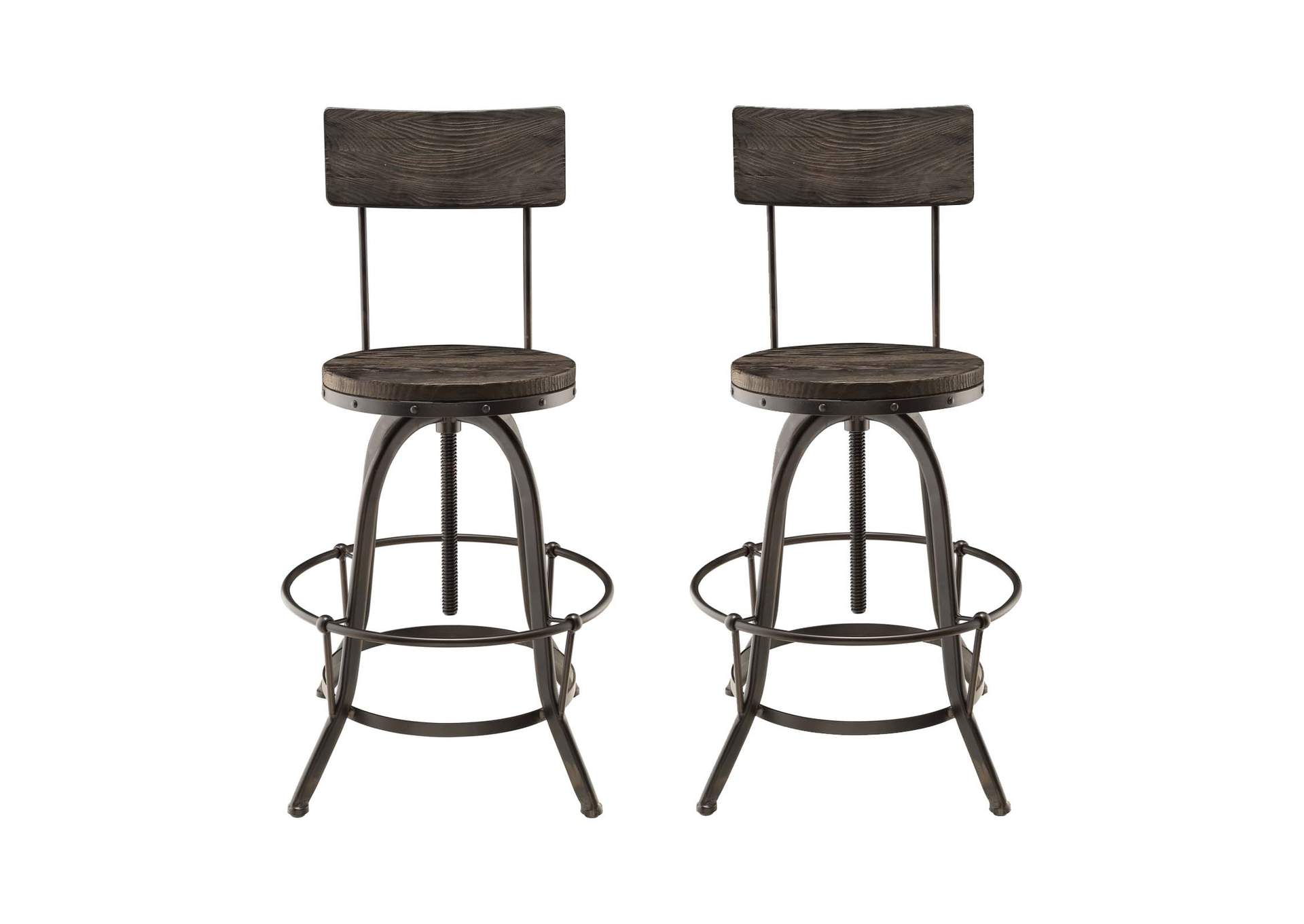 Black Procure Bar Stool [Set of 2],Modway