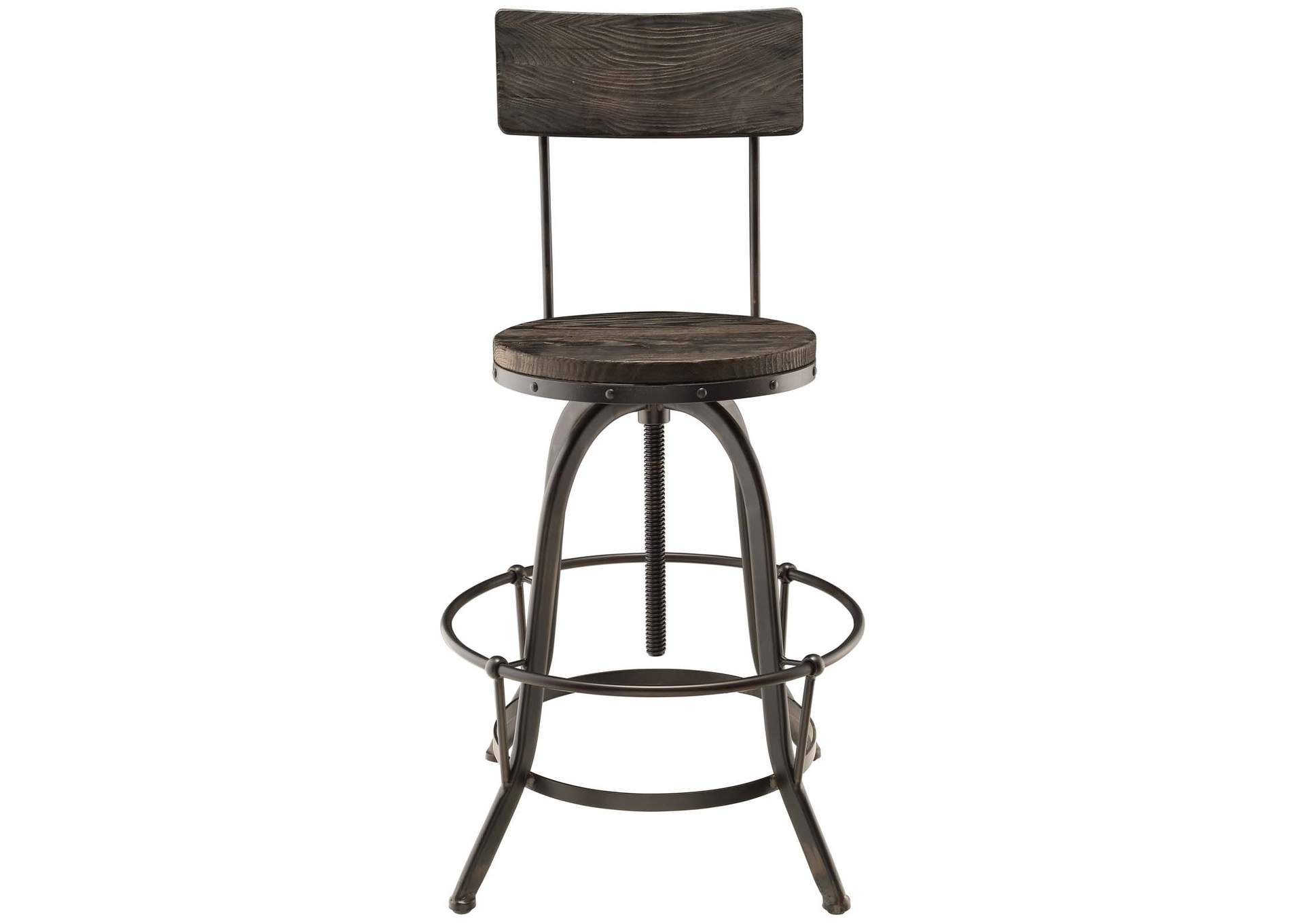 Black Procure Bar Stool [Set of 2],Modway