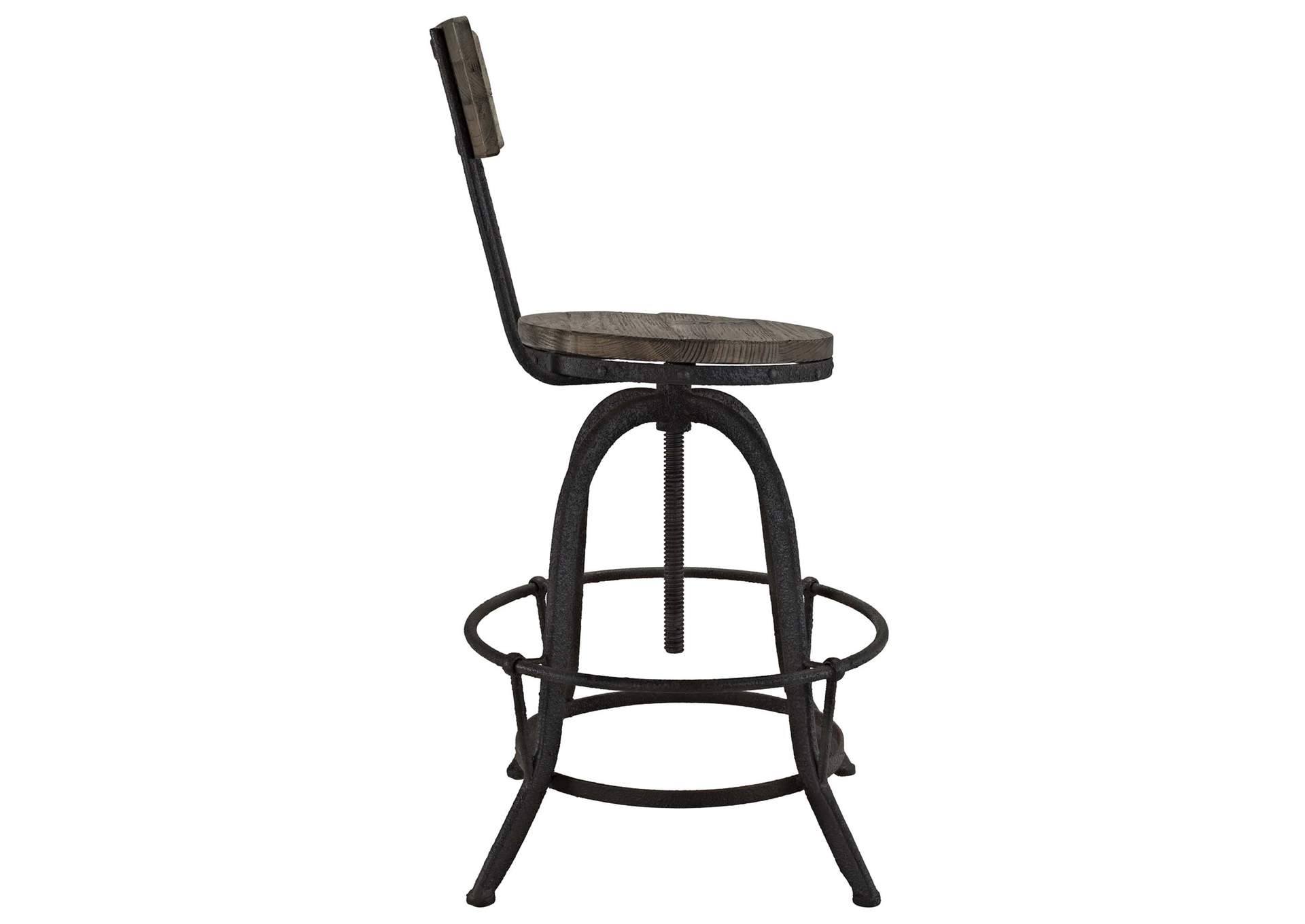 Brown Procure Bar Stool [Set of 2],Modway