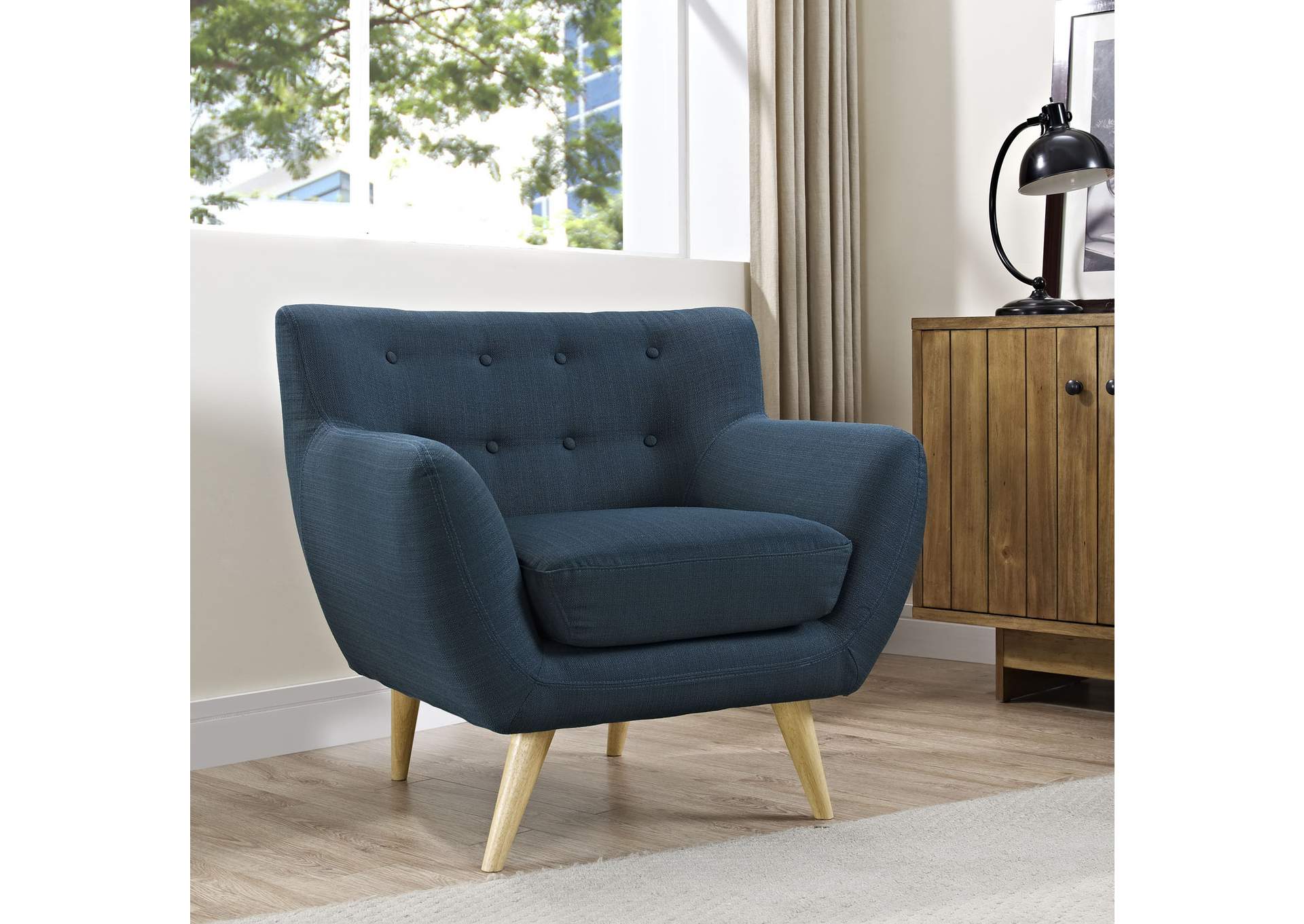 Azure Remark Upholstered Fabric Arm Chair,Modway