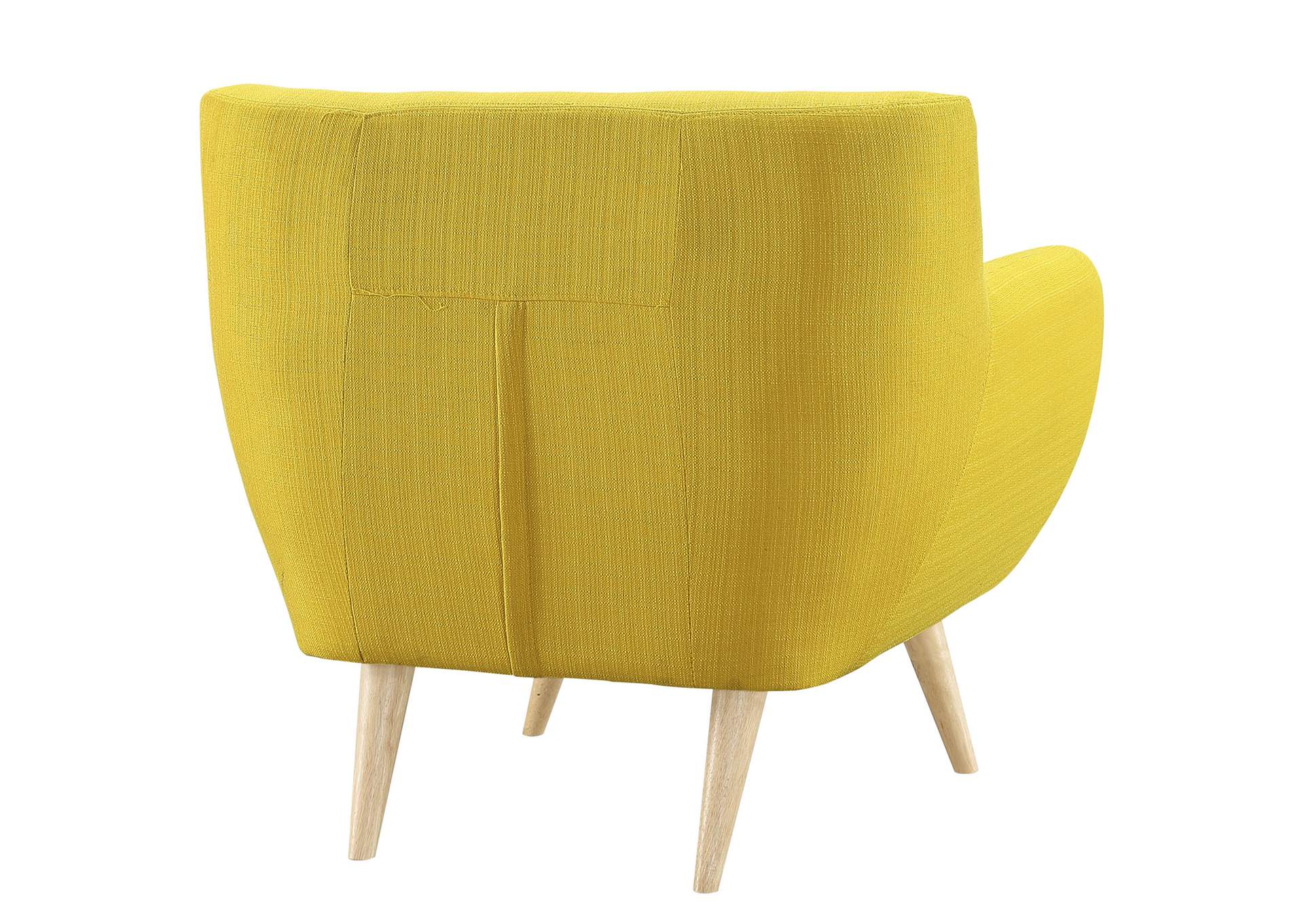 Sunny Remark Upholstered Fabric Arm Chair,Modway