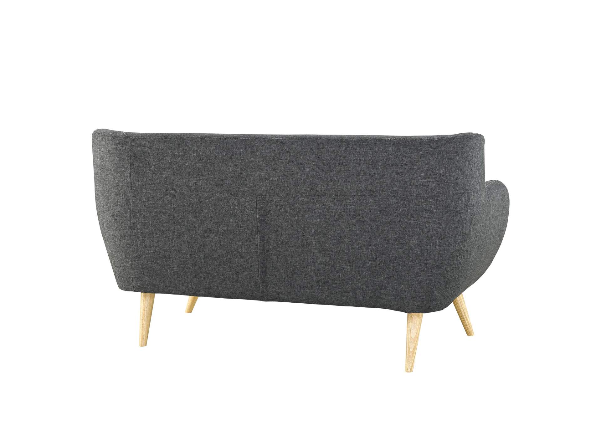 Gray Remark Upholstered Fabric Loveseat,Modway