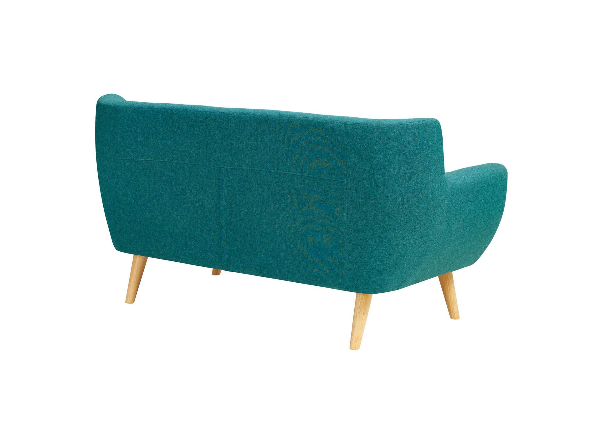 Teal Remark Upholstered Fabric Loveseat,Modway