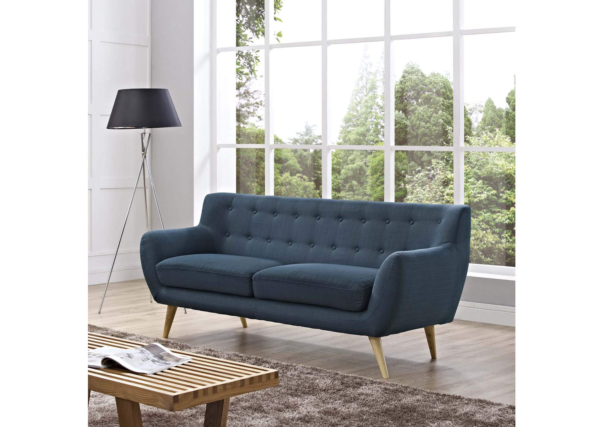 Azure Remark Upholstered Fabric Sofa,Modway