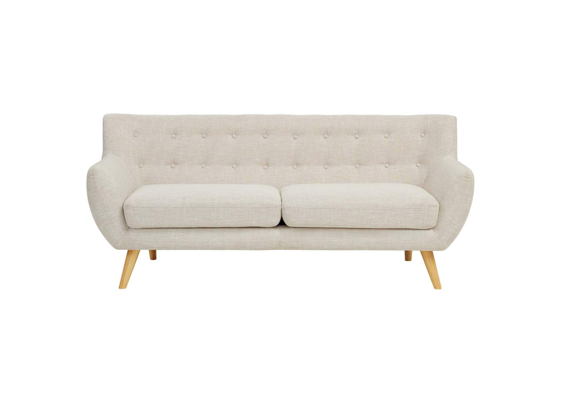 Beige Remark Upholstered Fabric Sofa,Modway