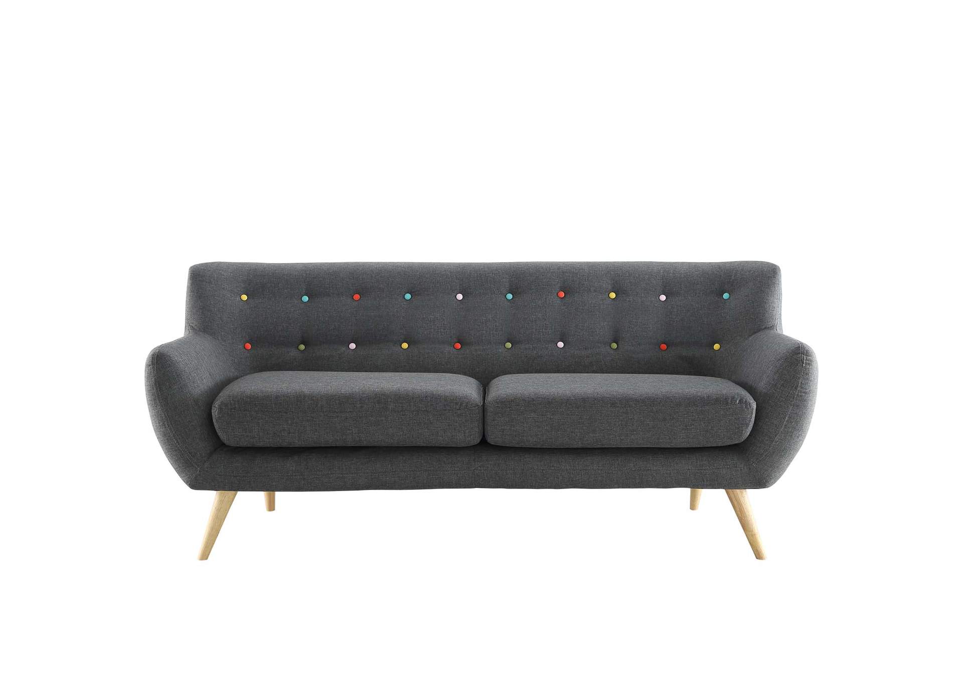 Gray Remark Upholstered Fabric Sofa,Modway