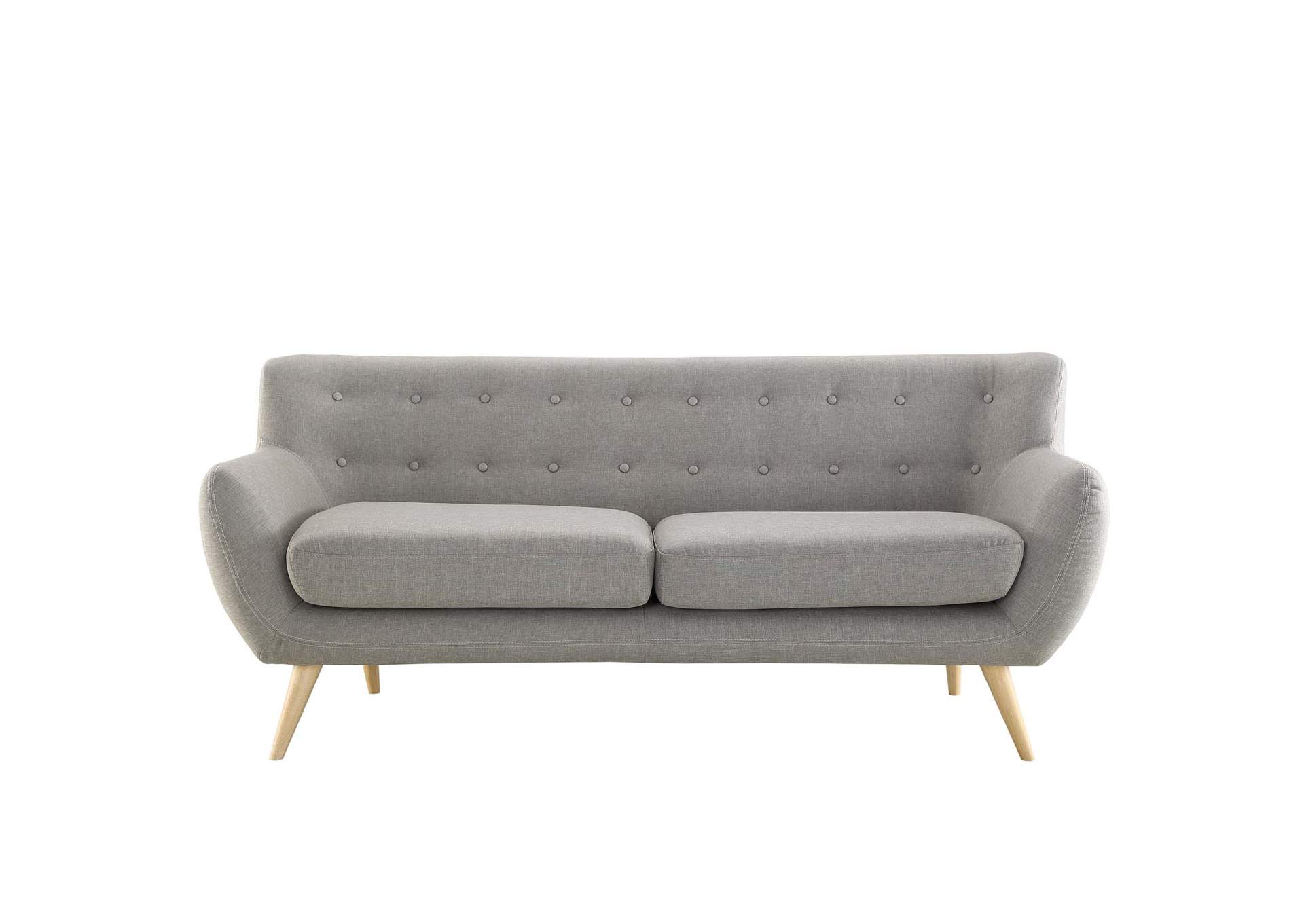 Light Gray Remark Upholstered Fabric Sofa,Modway