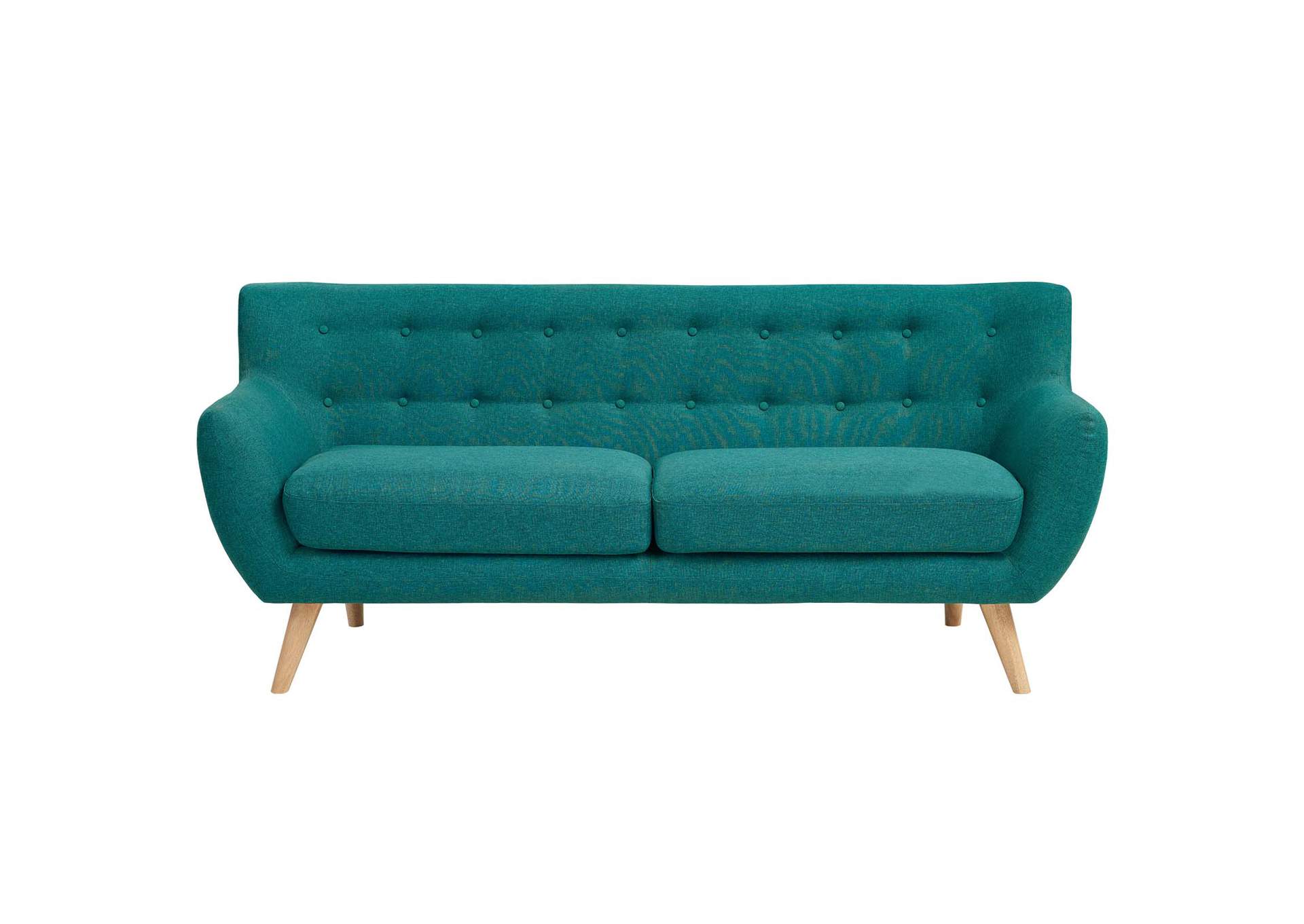 Remark Teal Upholstered Fabric Sofa,Modway