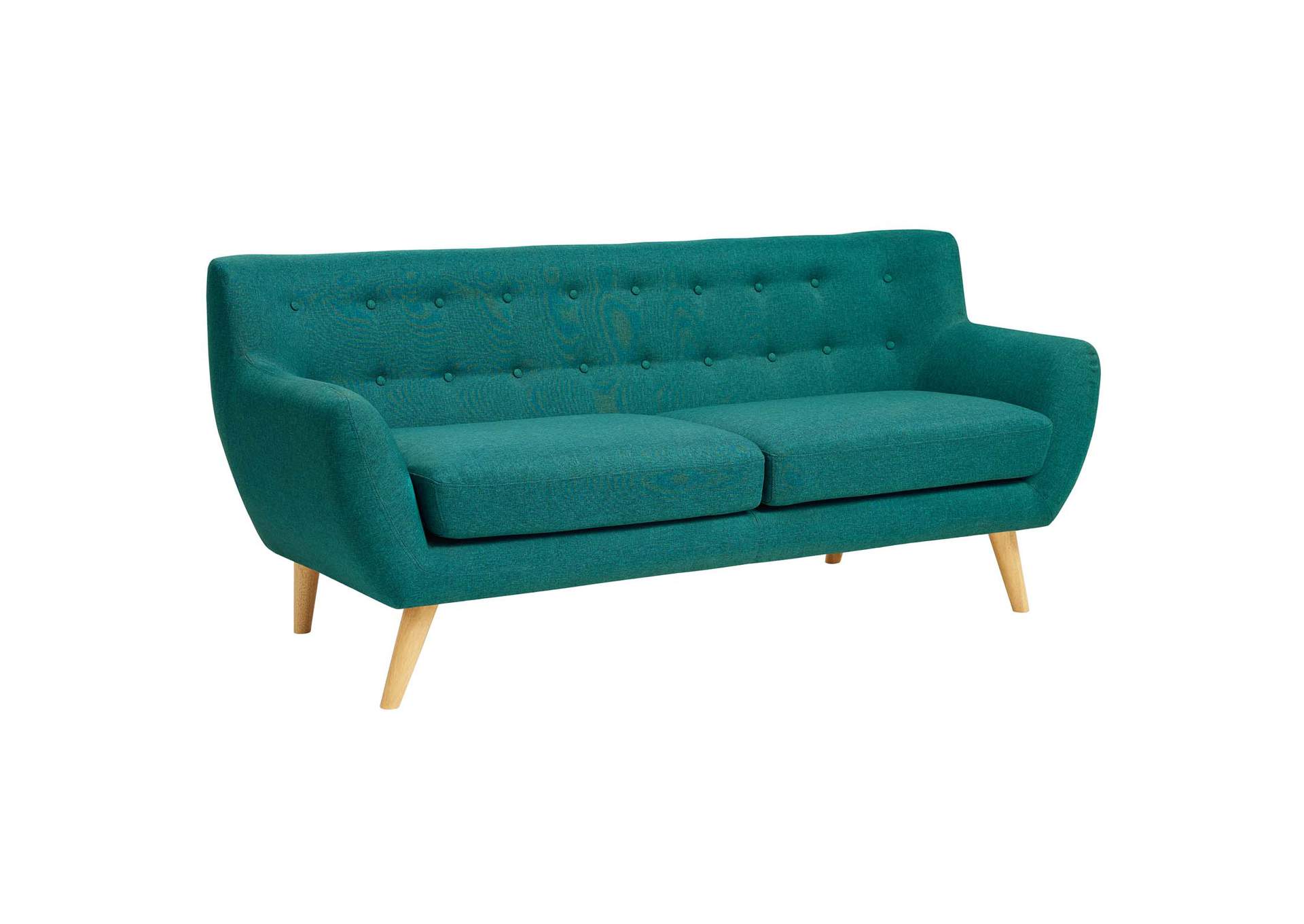 Remark Teal Upholstered Fabric Sofa,Modway