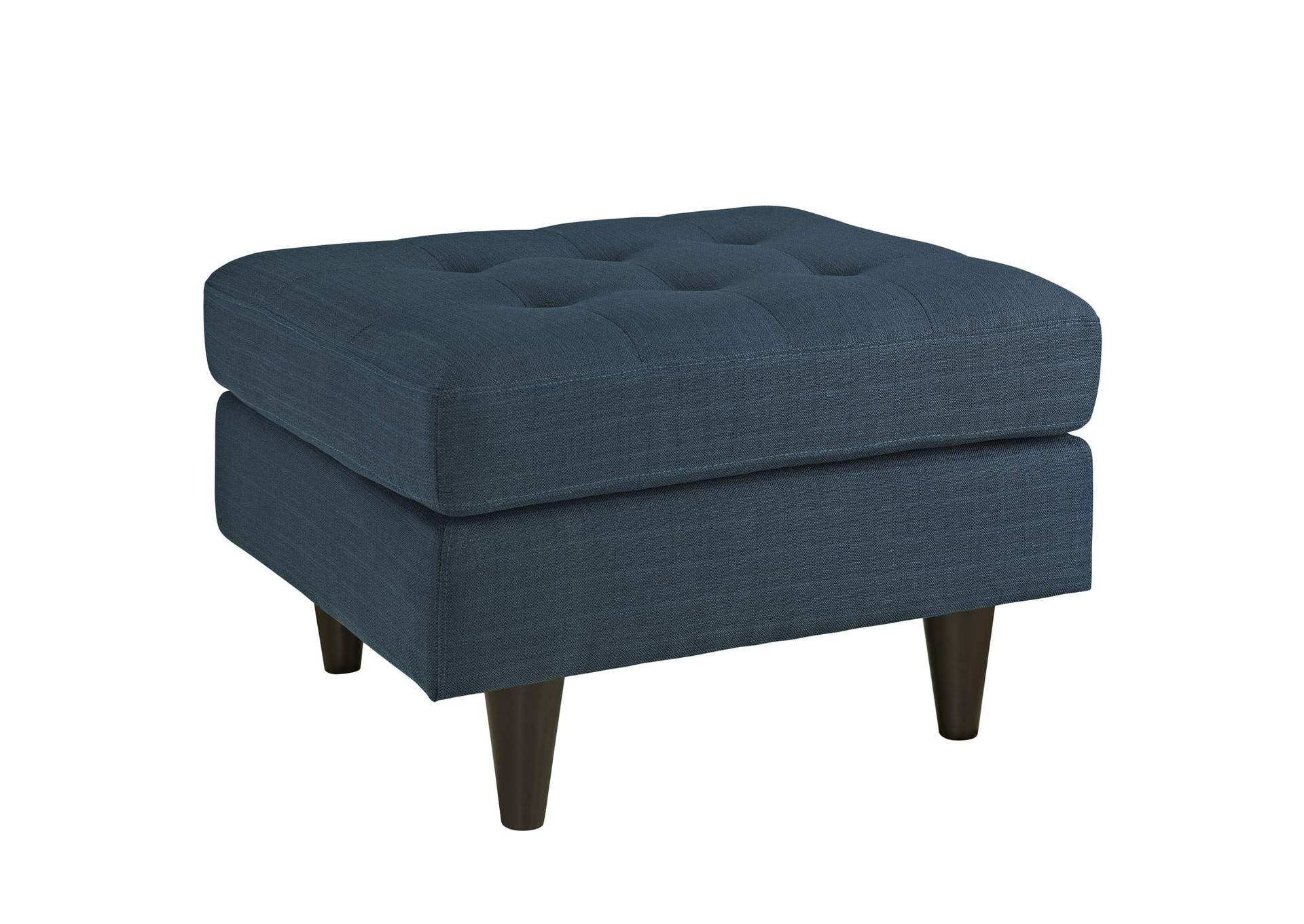 Azure Empress Upholstered Fabric Ottoman,Modway