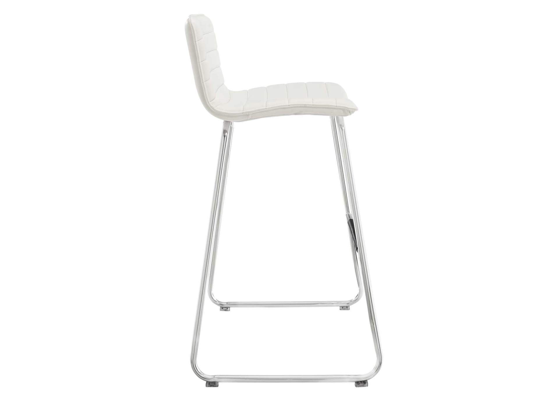 White Dive Bar Stool [Set of 4],Modway