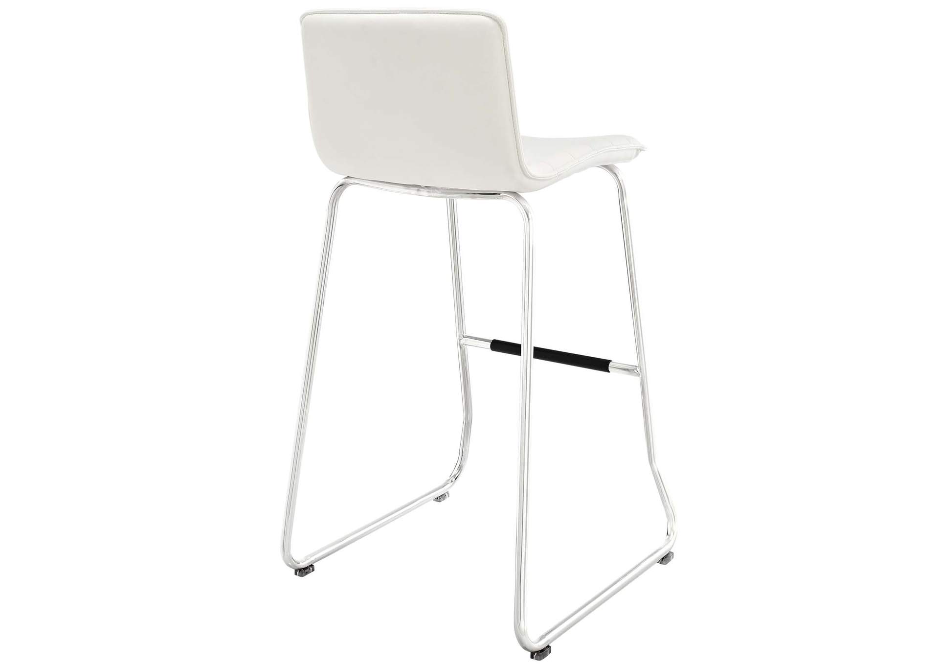 White Dive Bar Stool [Set of 4],Modway