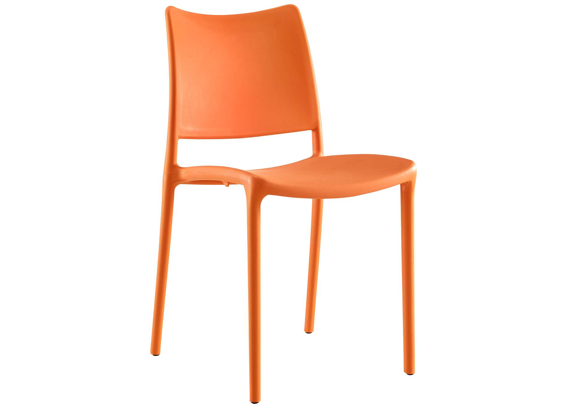 Orange Hipster Dining Side Chair,Modway