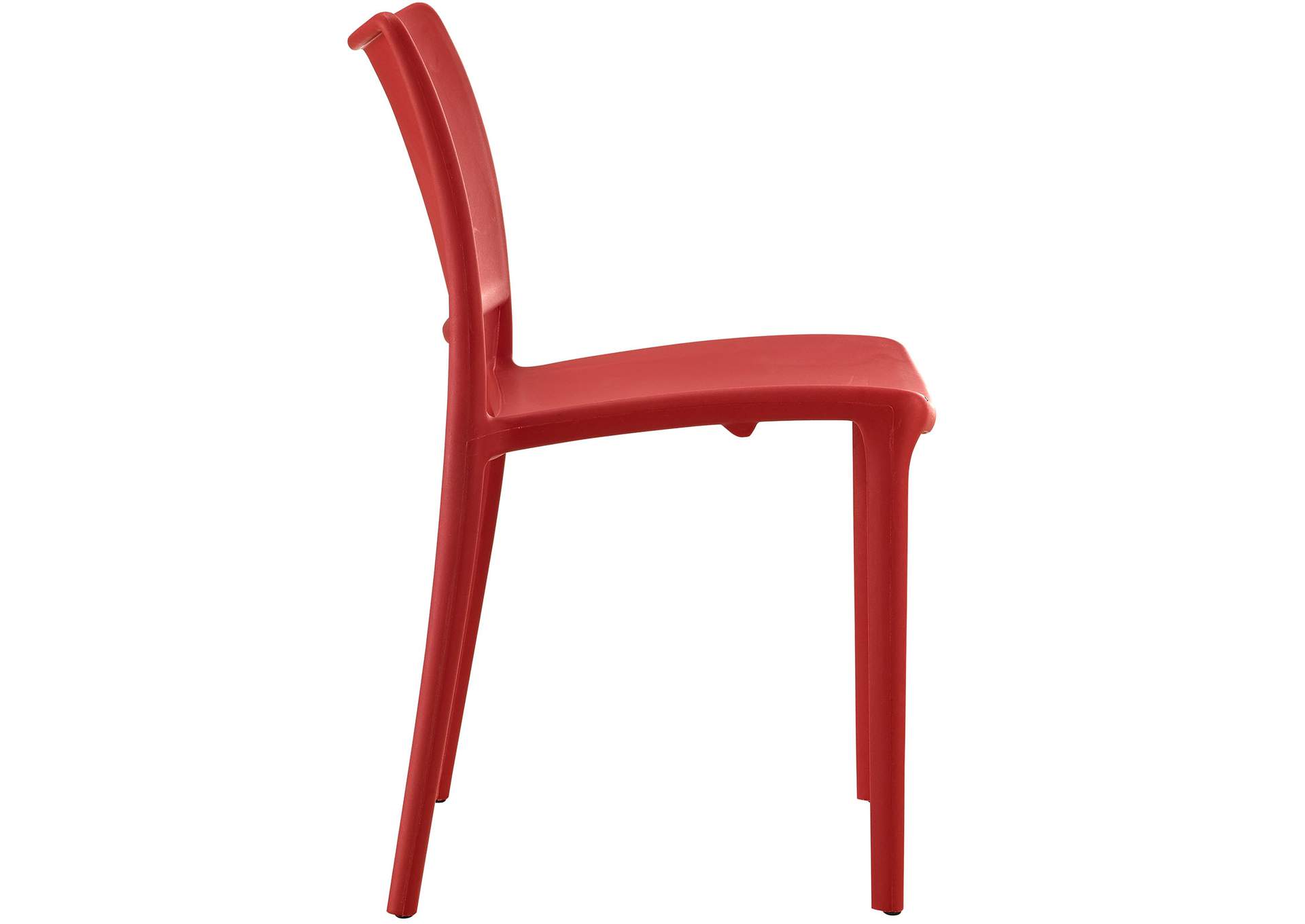 Hipster Red Dining Side Chair,Modway