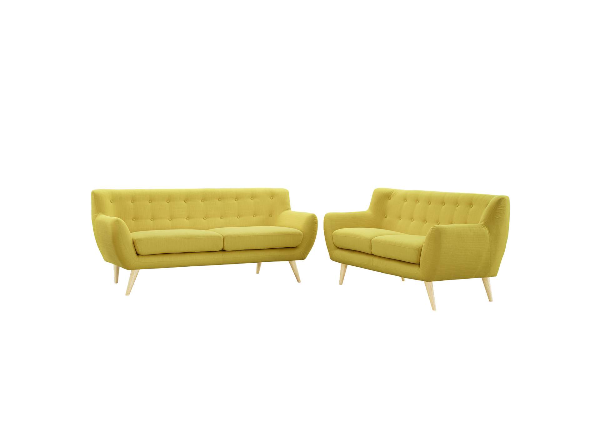 Sunny Remark 2 Piece Living Room Set,Modway