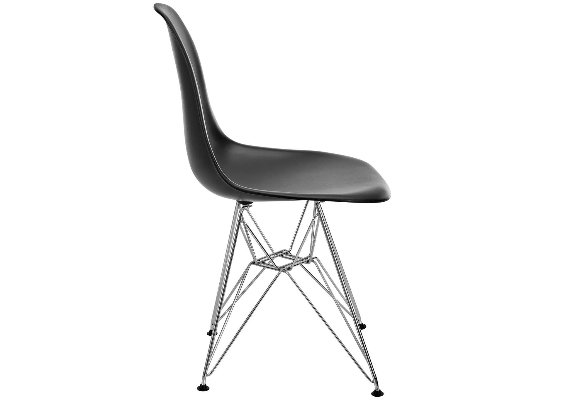 Black Paris Dining Side Chair,Modway