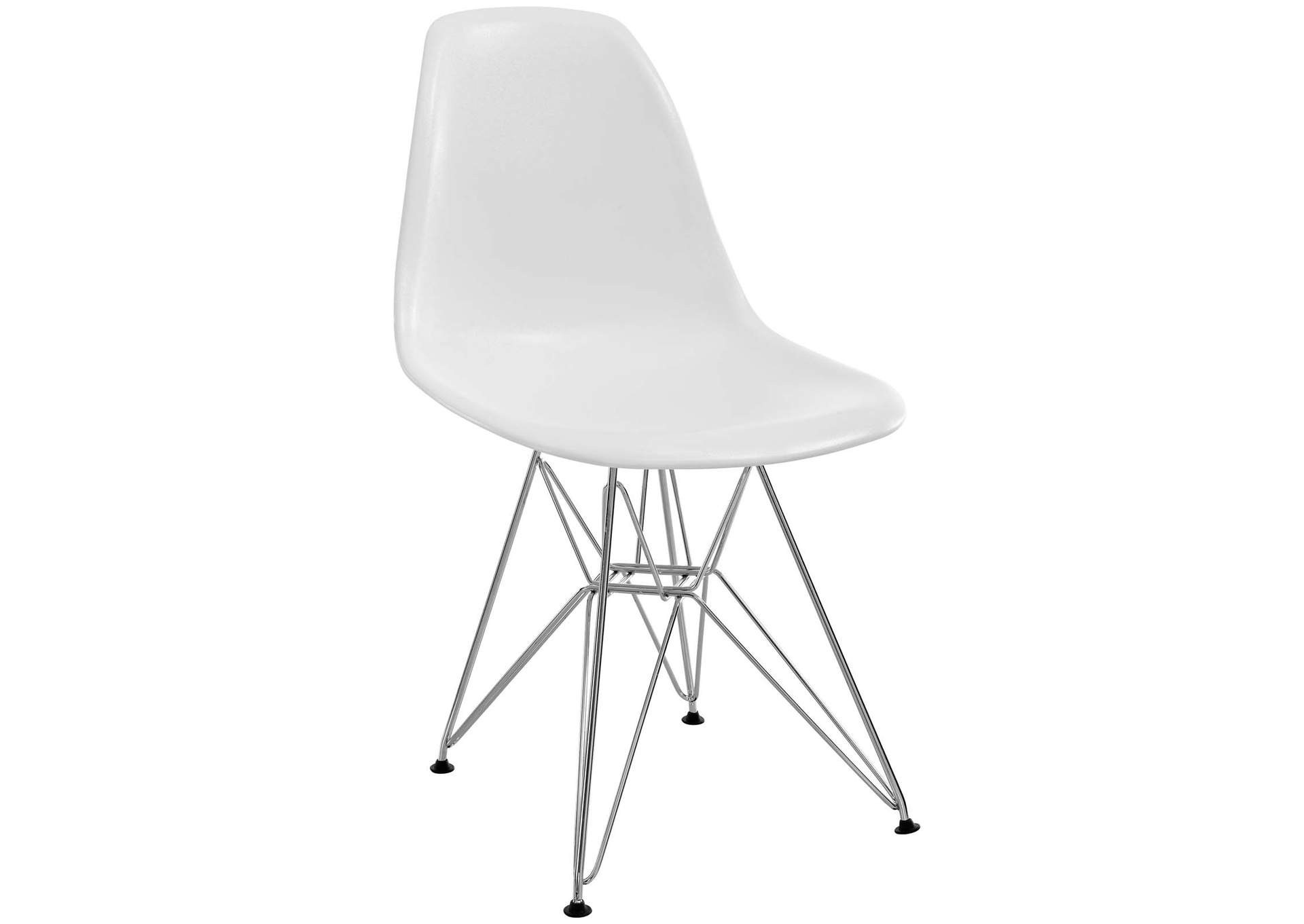 White Paris Dining Side Chair,Modway