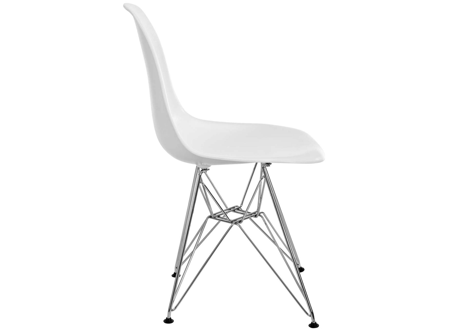 White Paris Dining Side Chair,Modway